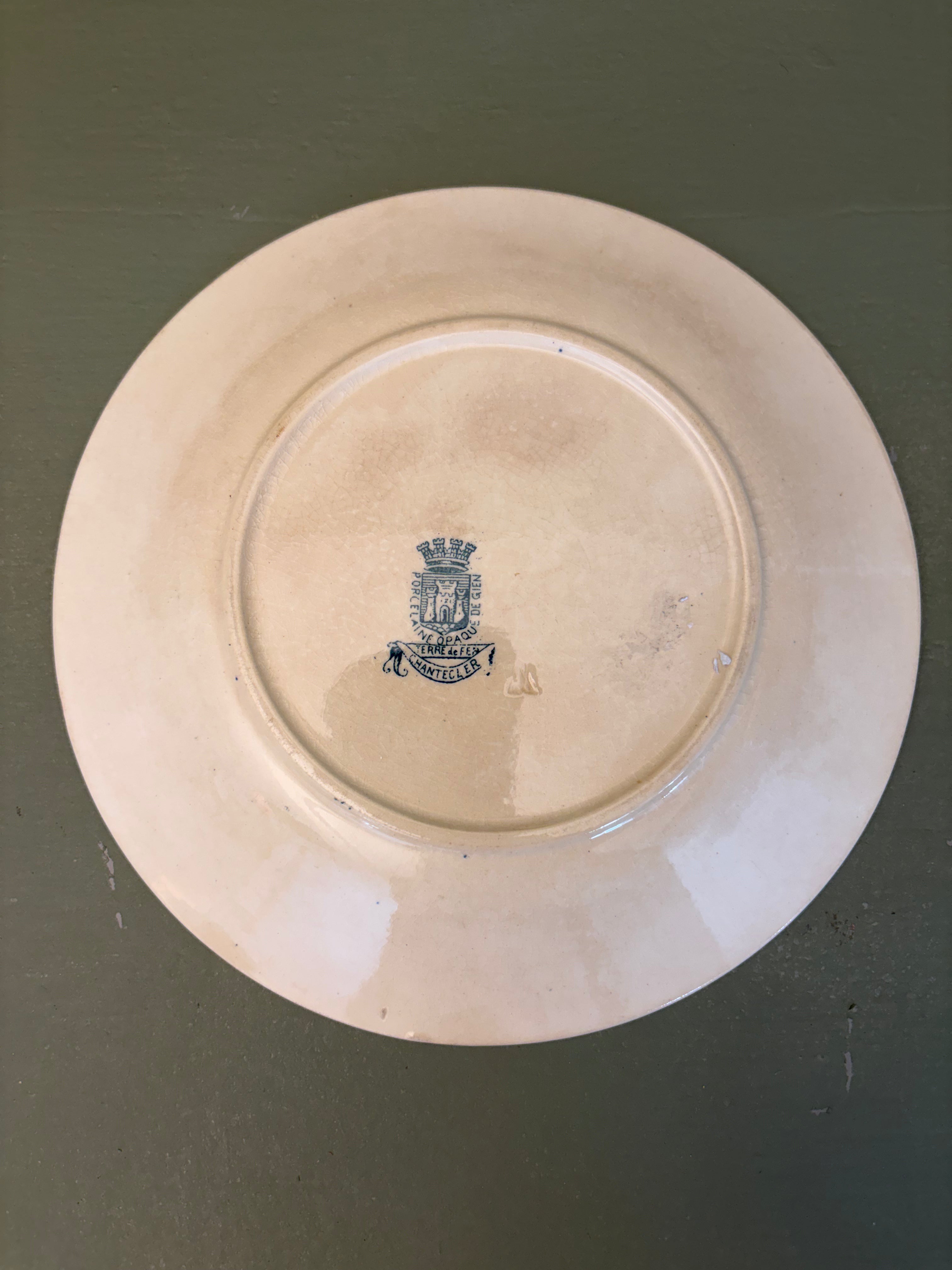 Tallerken med hane, Ø 21 cm