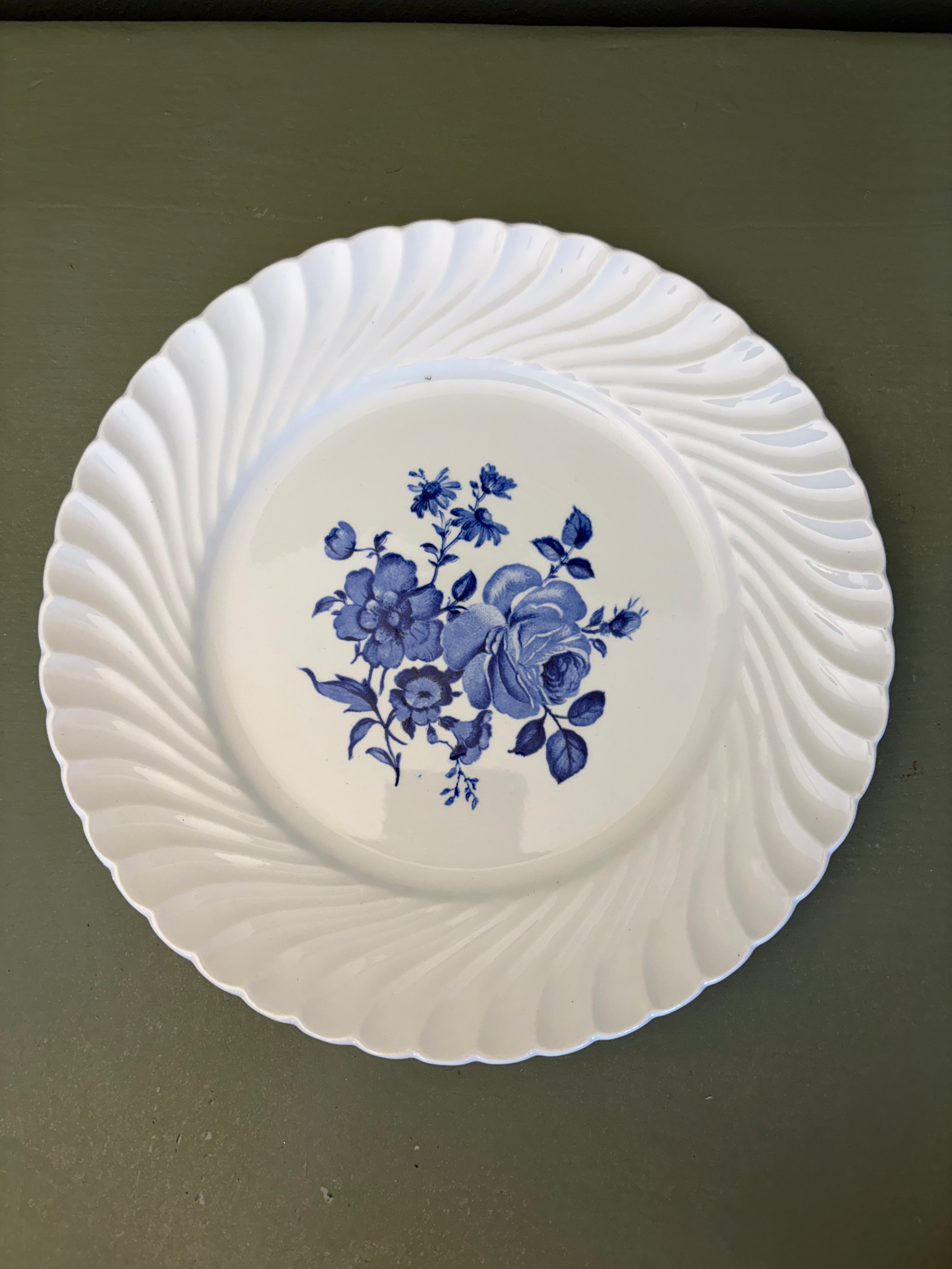 Franske tallerkener, Ø24,5 cm - 6 stk.