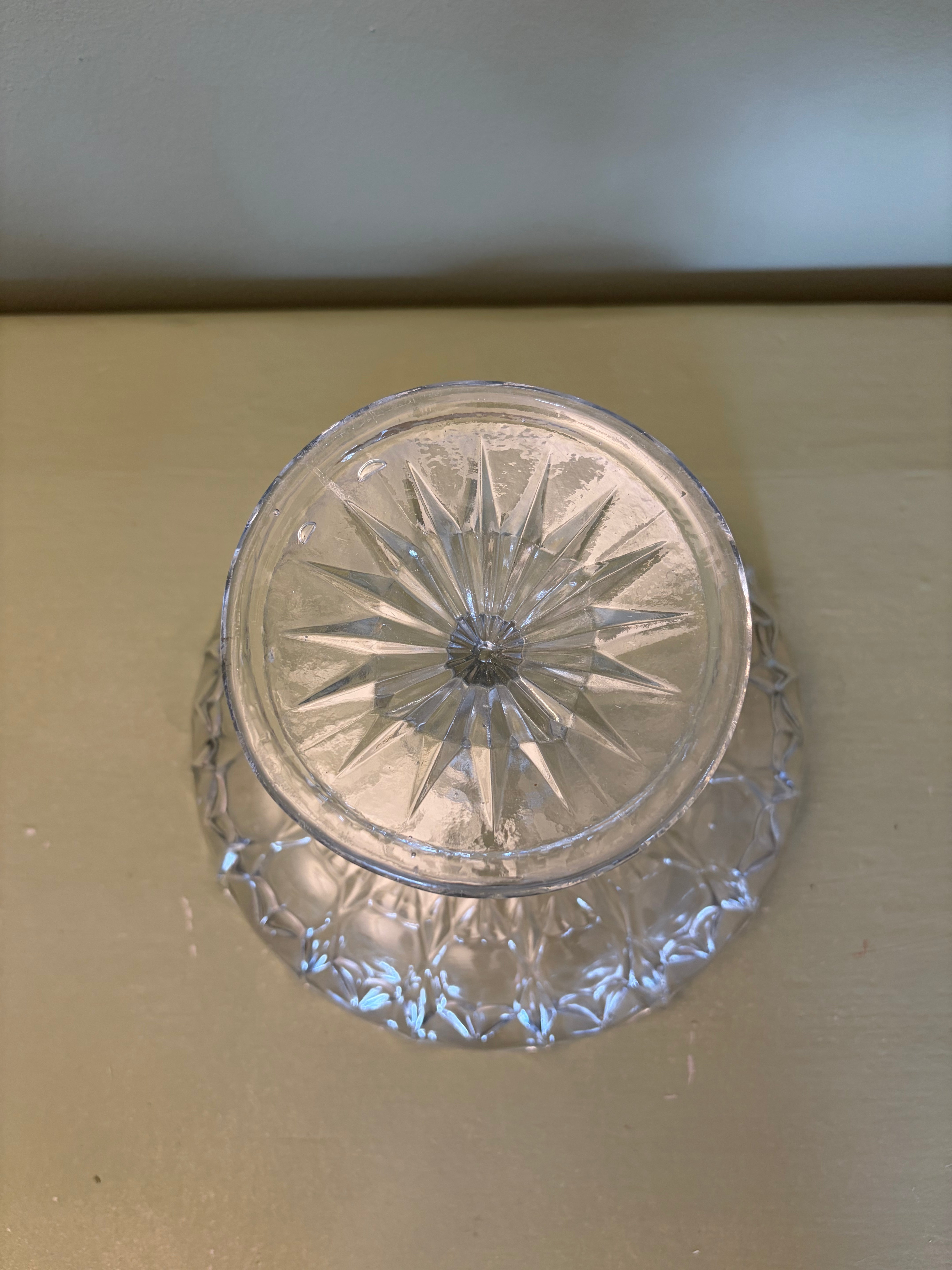 Glas opsats, Ø22 cm