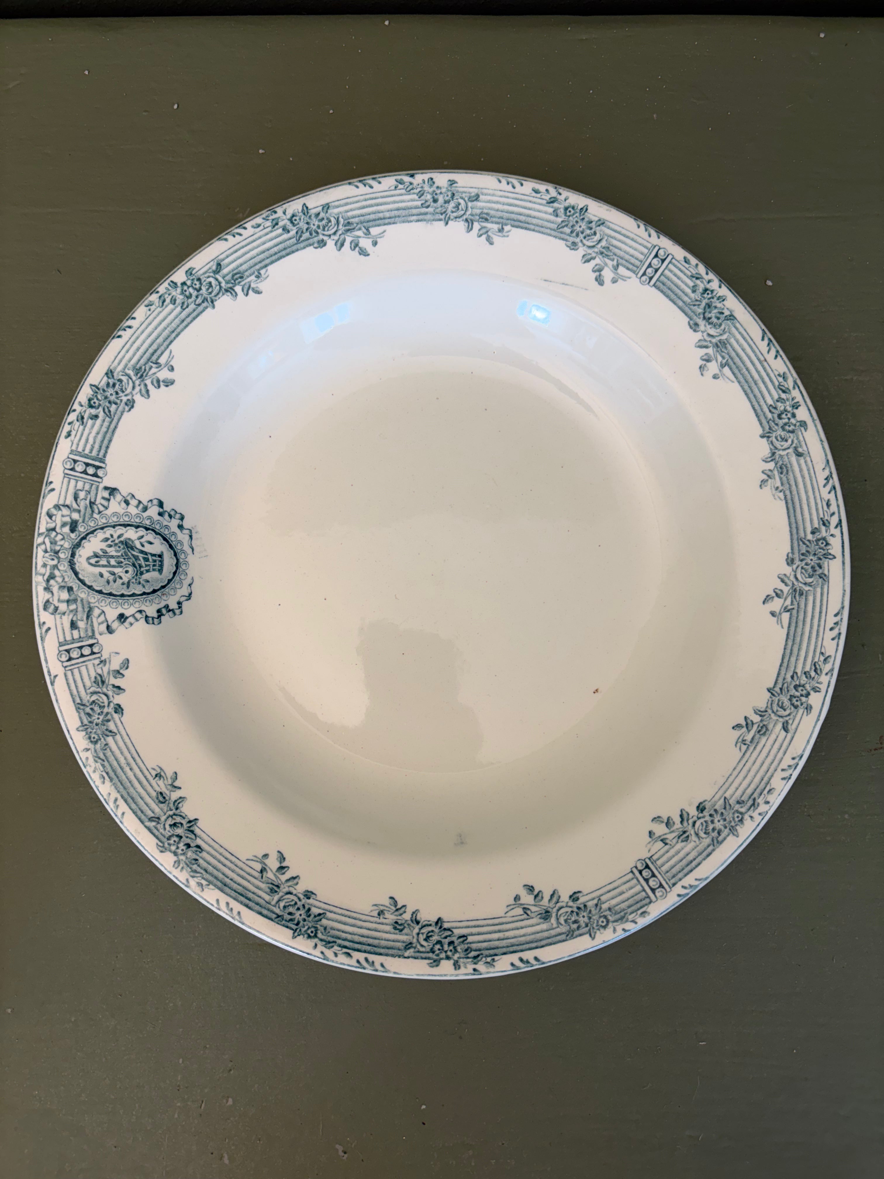 Dybe franske tallerkener, Ø24 cm - 6 stk.
