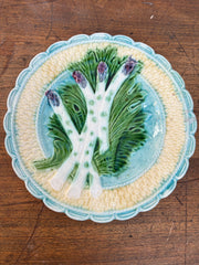 Plate with asparagus Ø24 cm.
