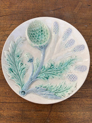 Plate with artichoke Ø24 cm.