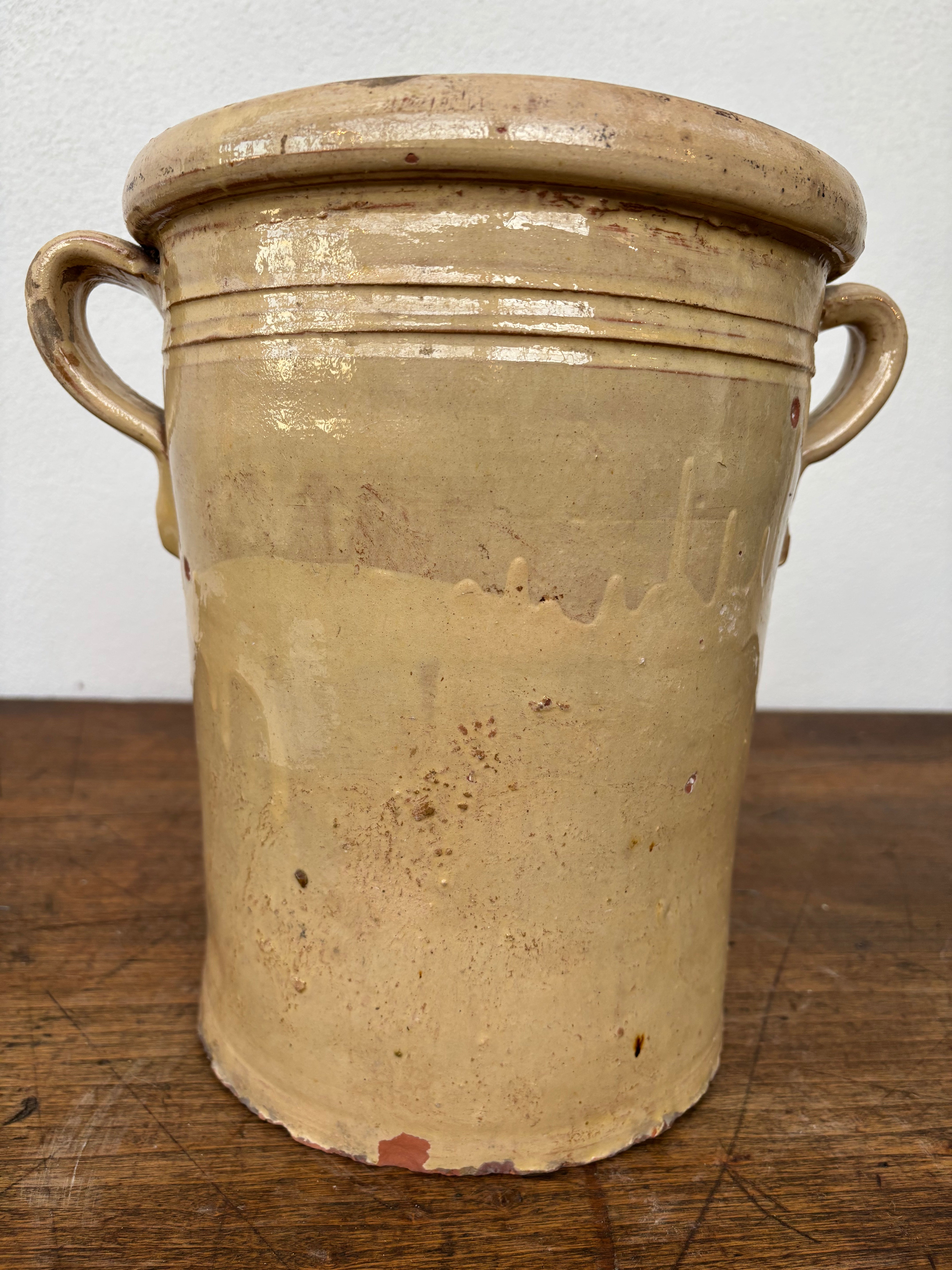 Italiensk krukke, 28 cm.