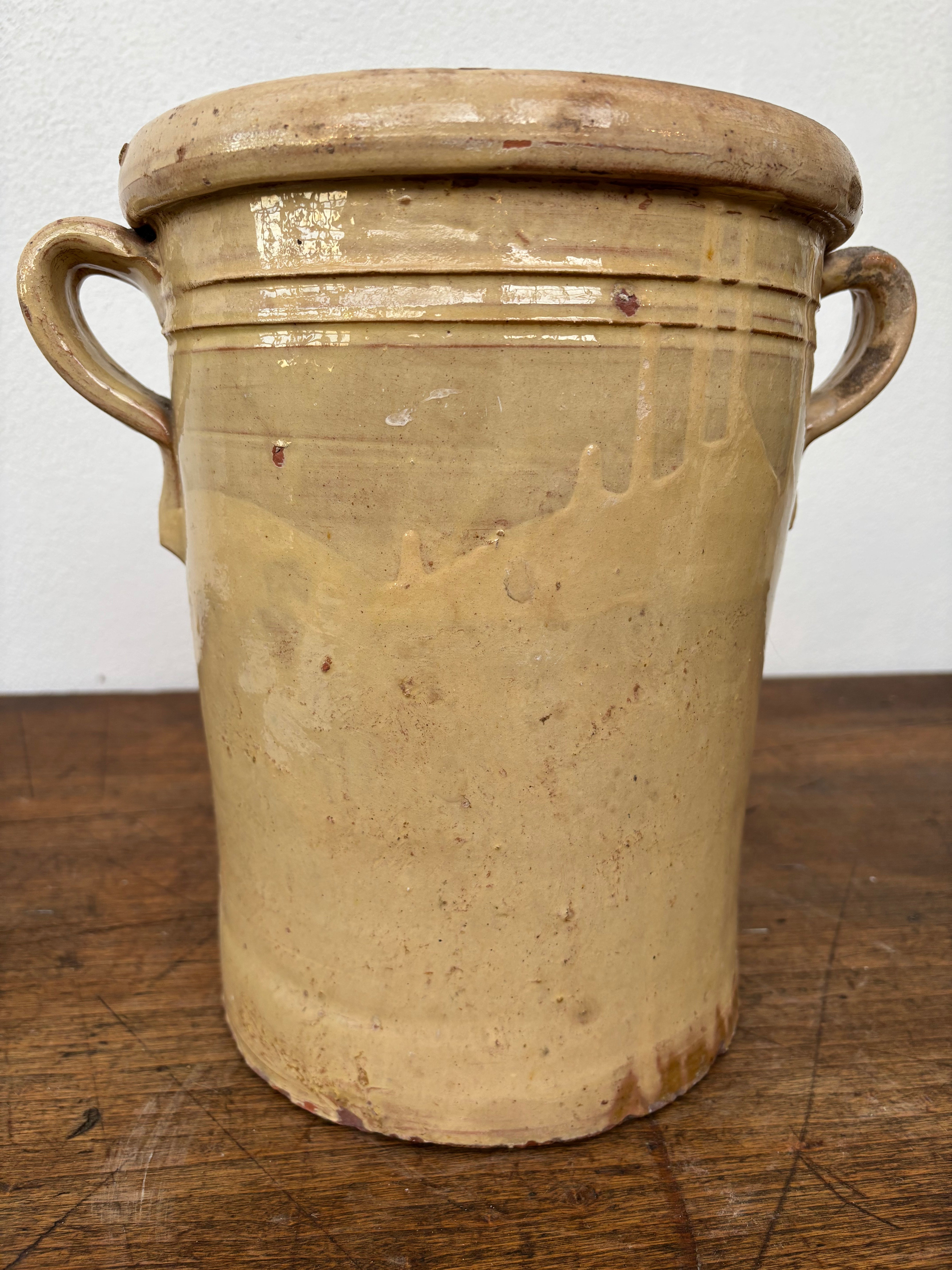 Italiensk krukke, 28 cm.