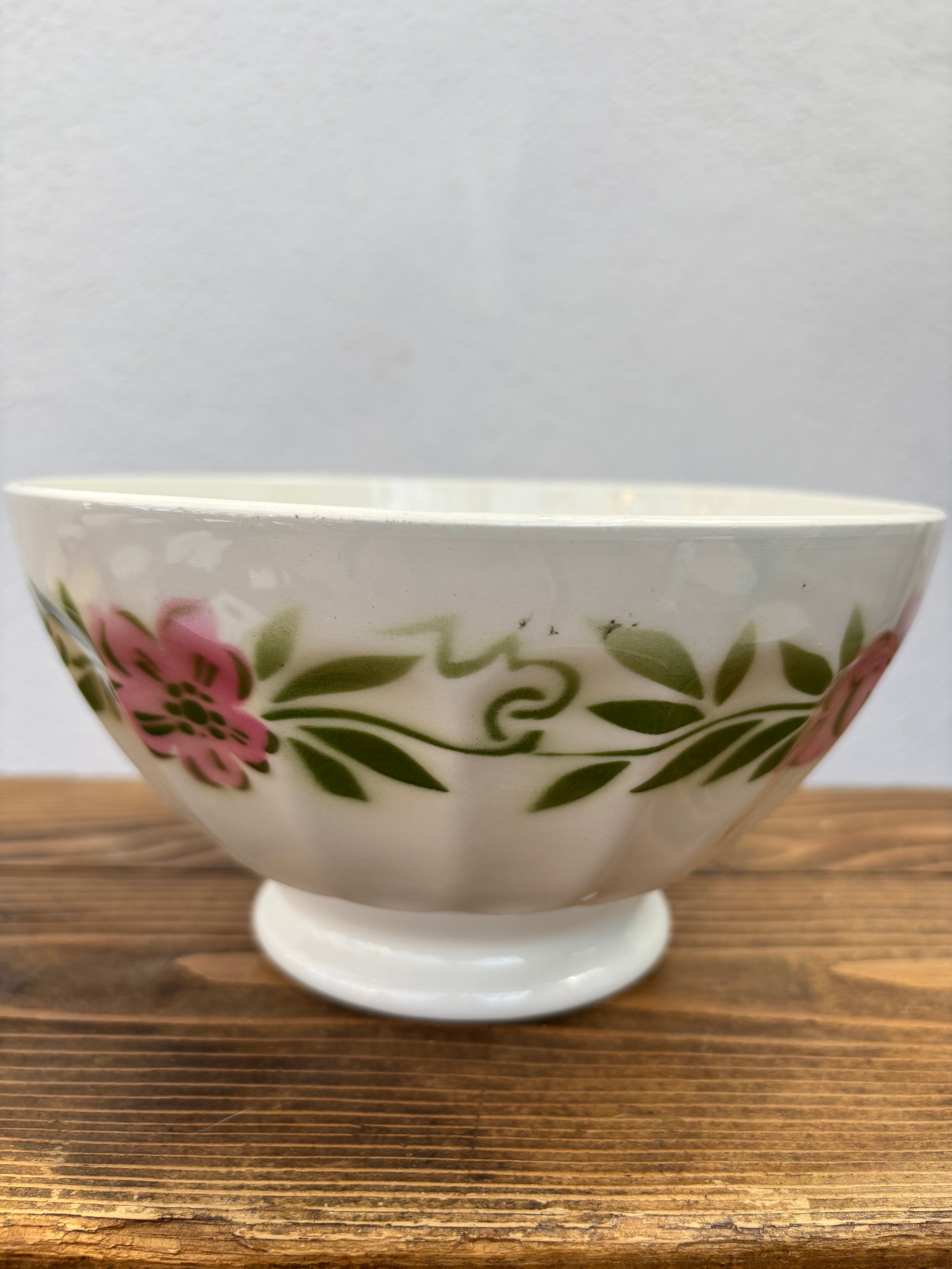 Fransk kaffeskål, Ø17,5 cm.