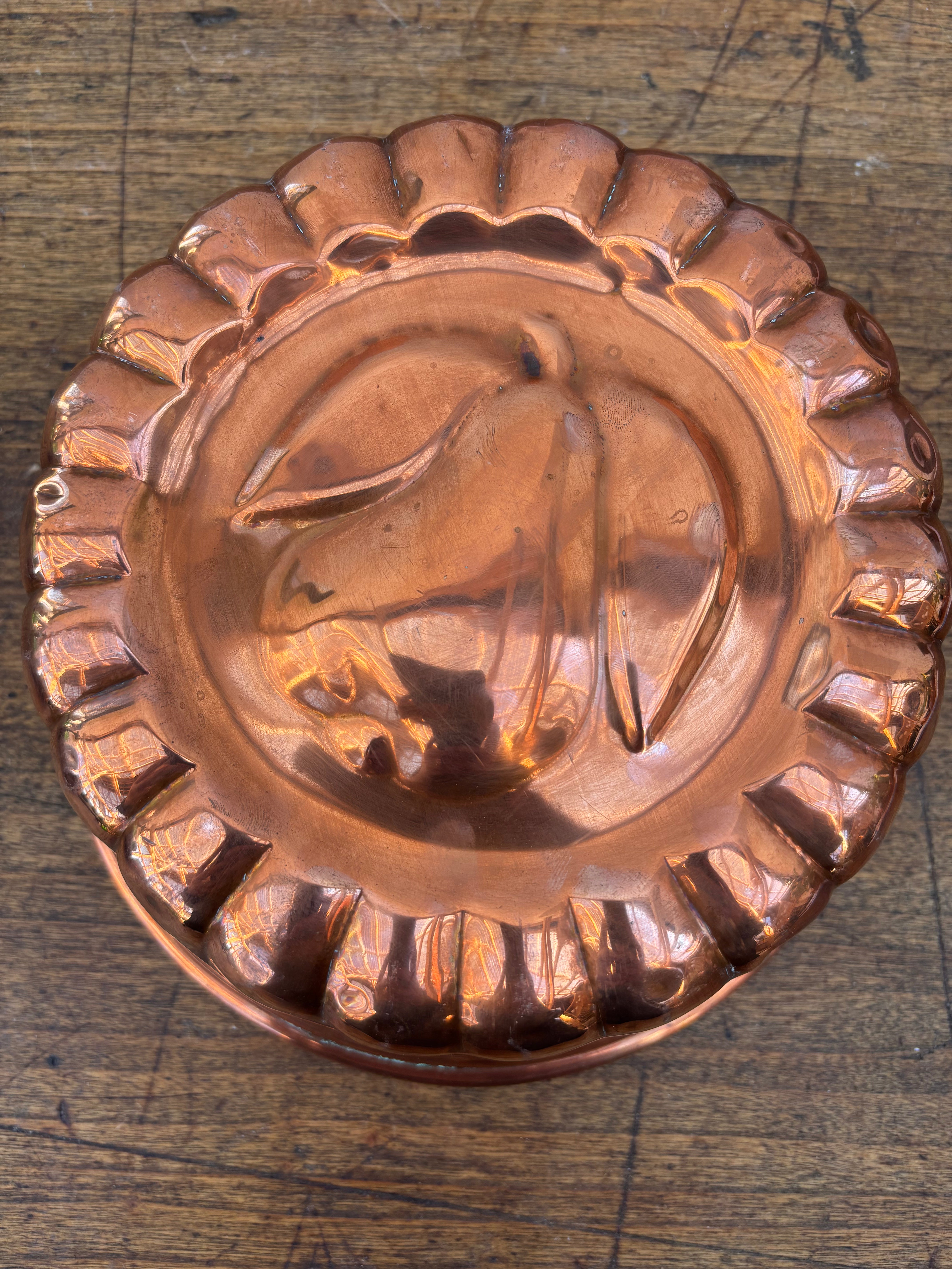 Kobberfad, Ø20 cm.