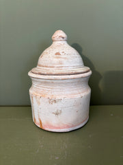 Italiensk krukke m. låg, 19 cm
