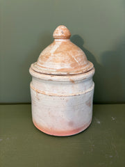Italiensk krukke m. låg, 21,5 cm