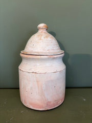 Italiensk krukke m. låg, 26,5 cm