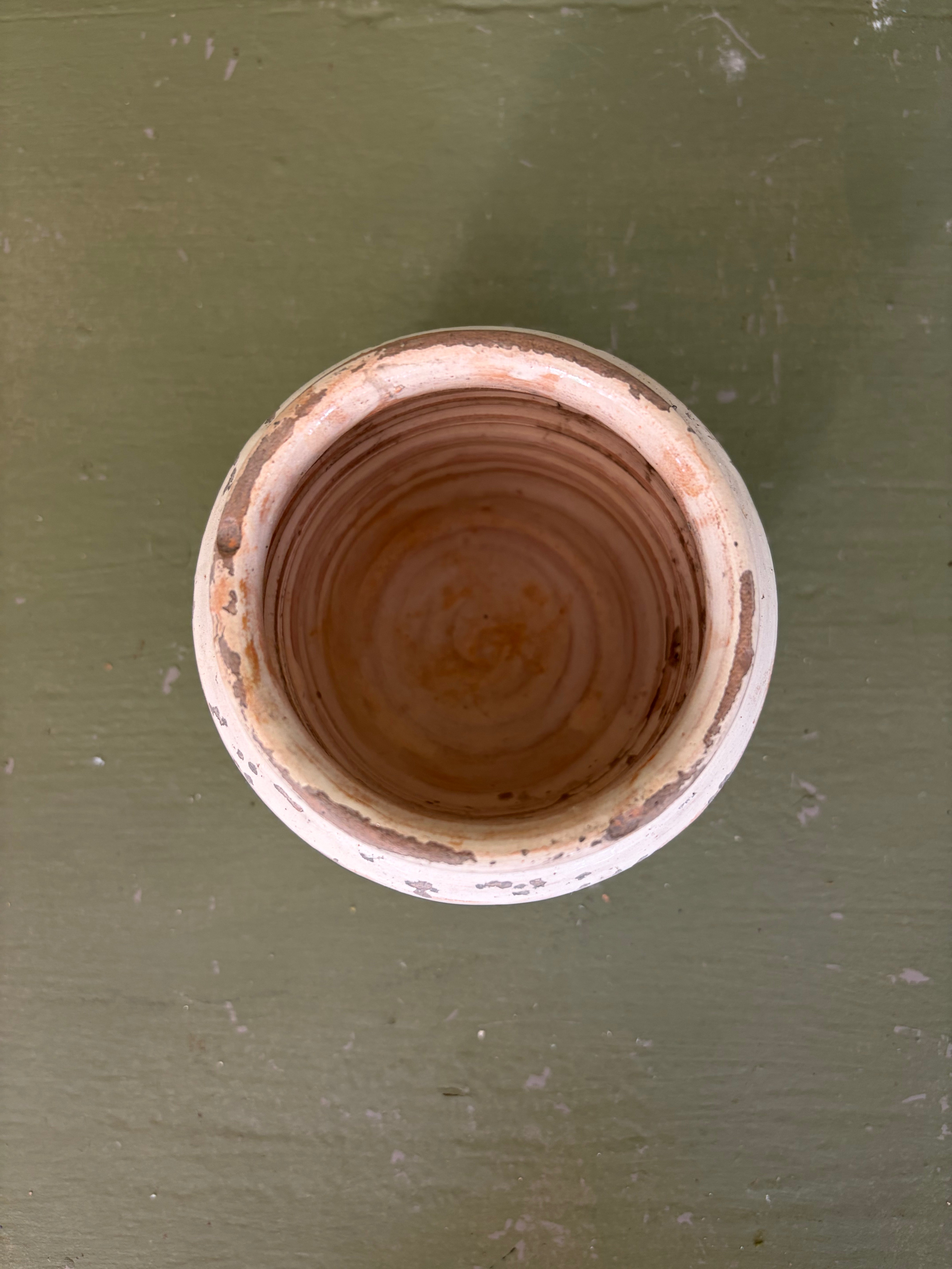 Italiensk krukke m. låg, 12 cm