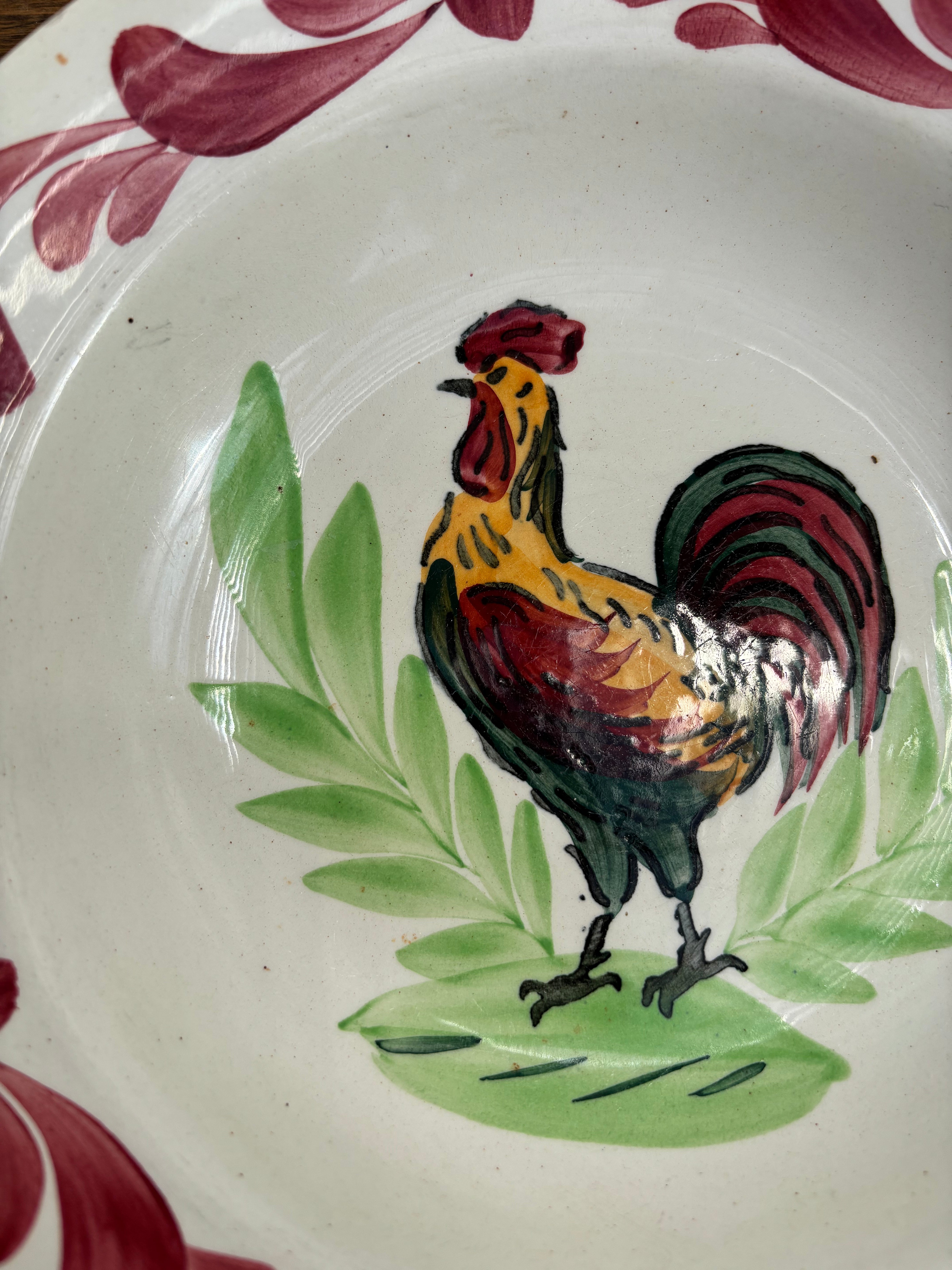 French deep plate w/tap, Ø22 cm.