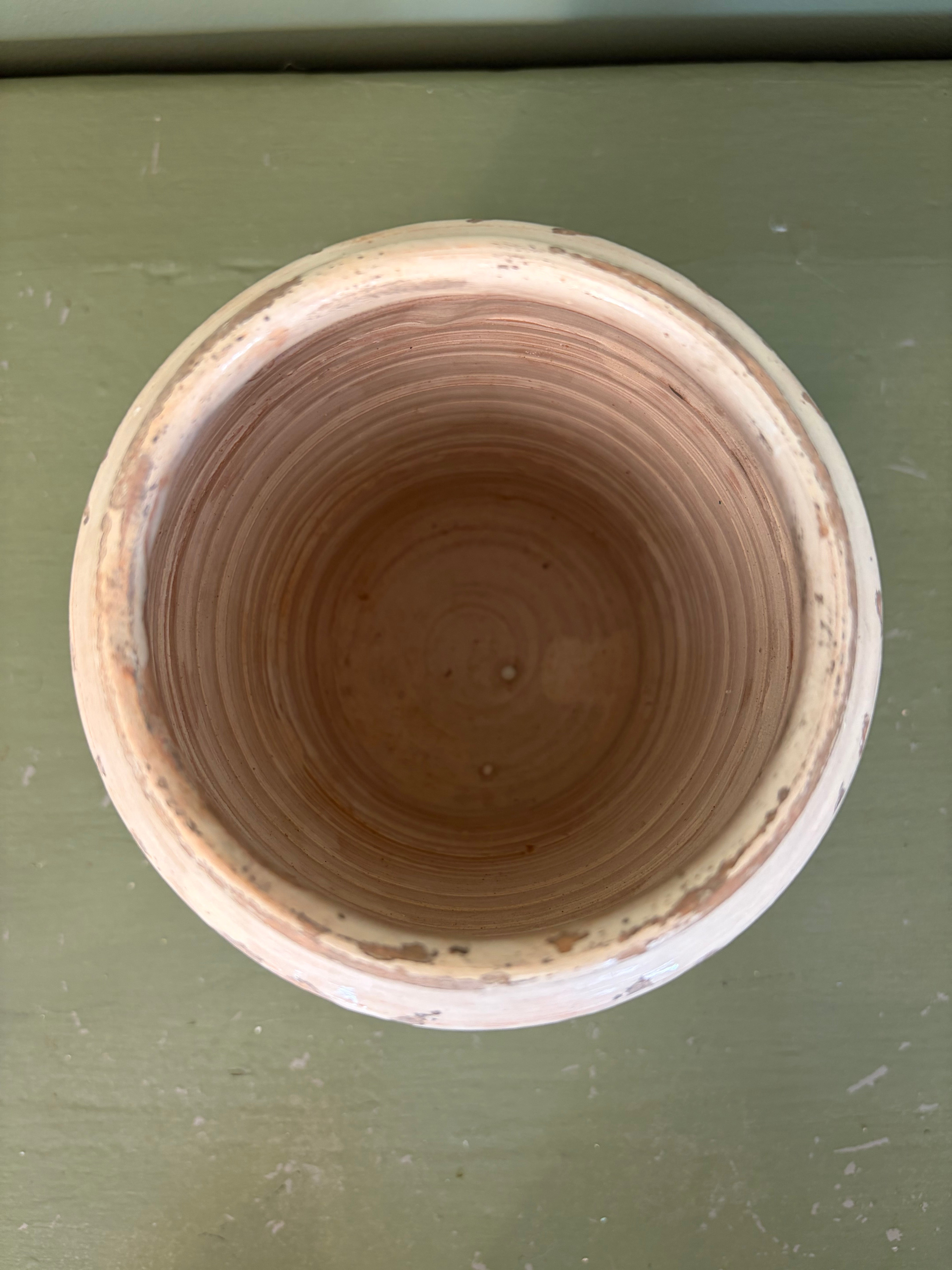 Italiensk krukke m. låg, 24 cm