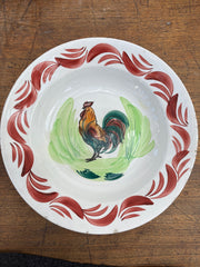 Fransk fad/skål m/hane, Ø26,5 cm.
