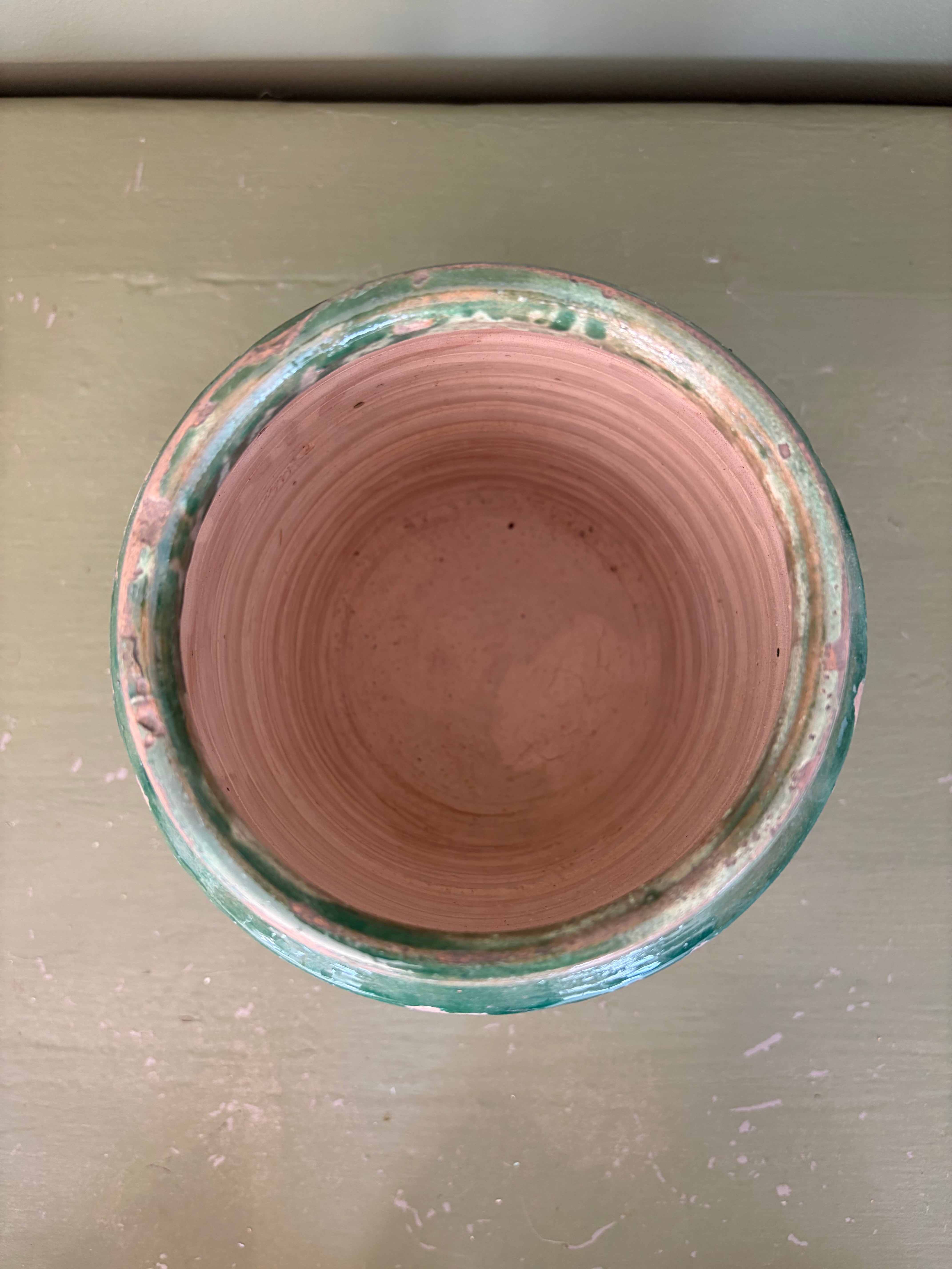 Italiensk krukke m. låg, 24 cm