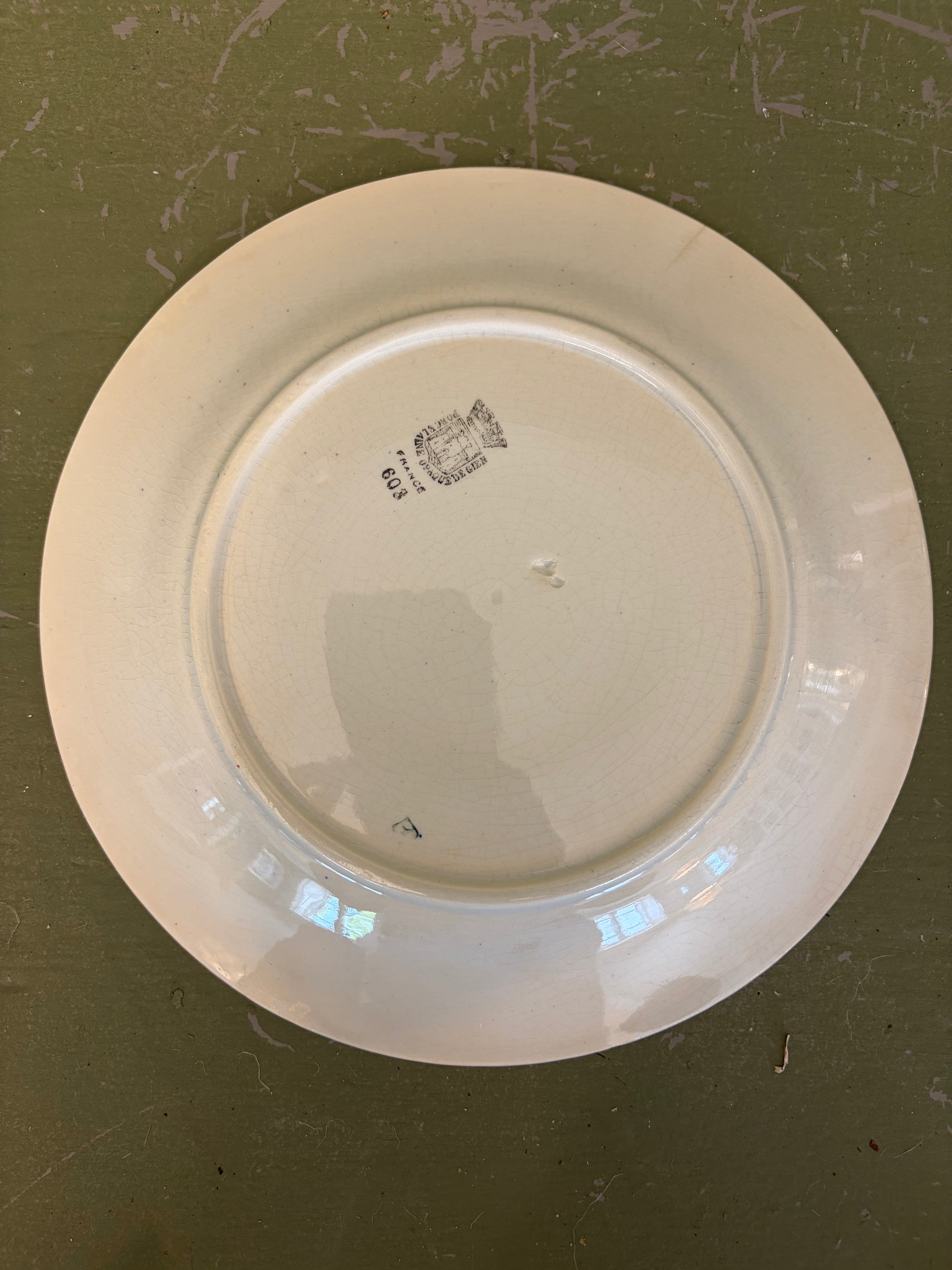 Franske tallerkener, Ø24 cm - 6 stk.