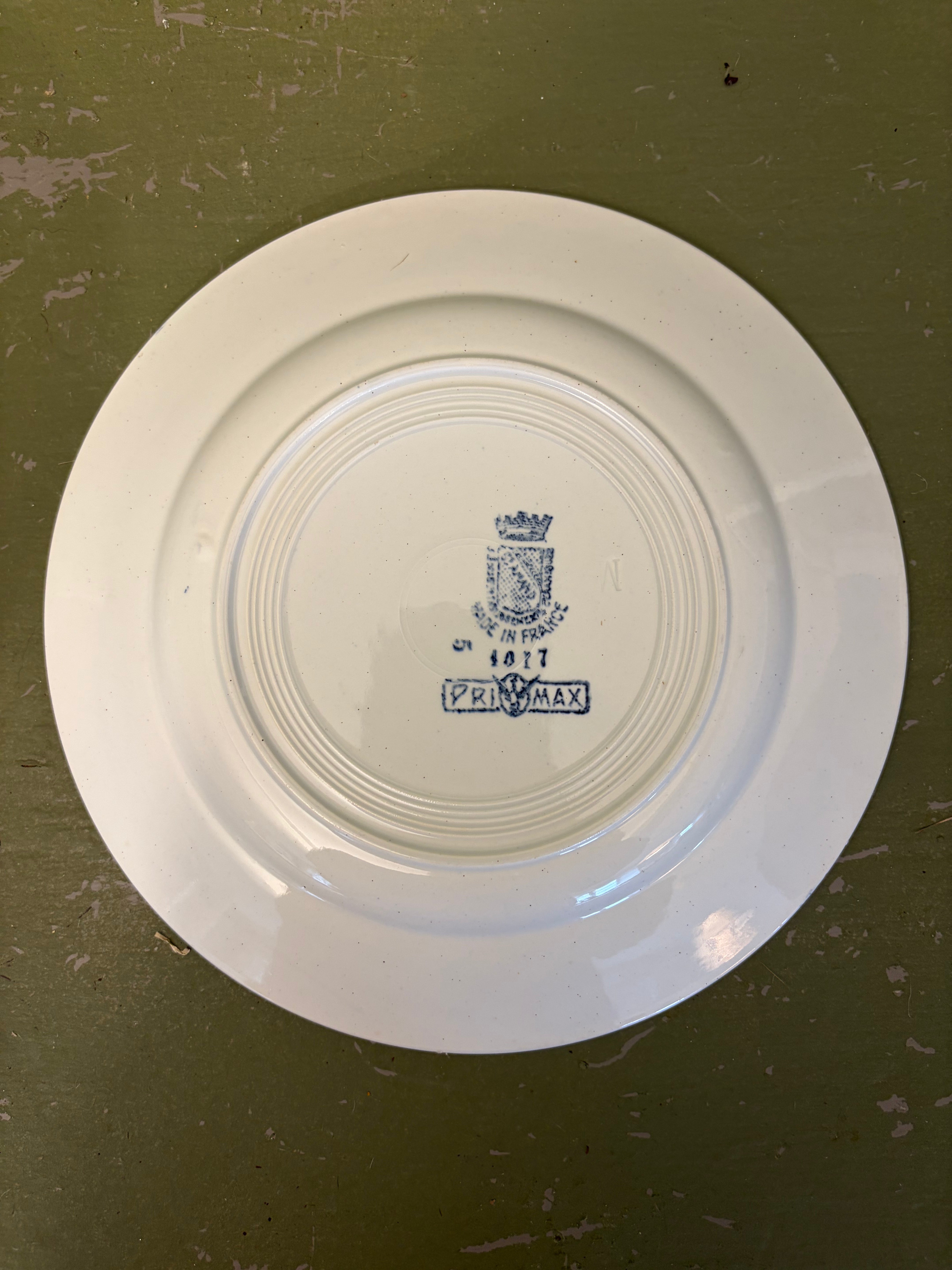 Franske tallerkener, Ø22,5 cm - 10 stk.