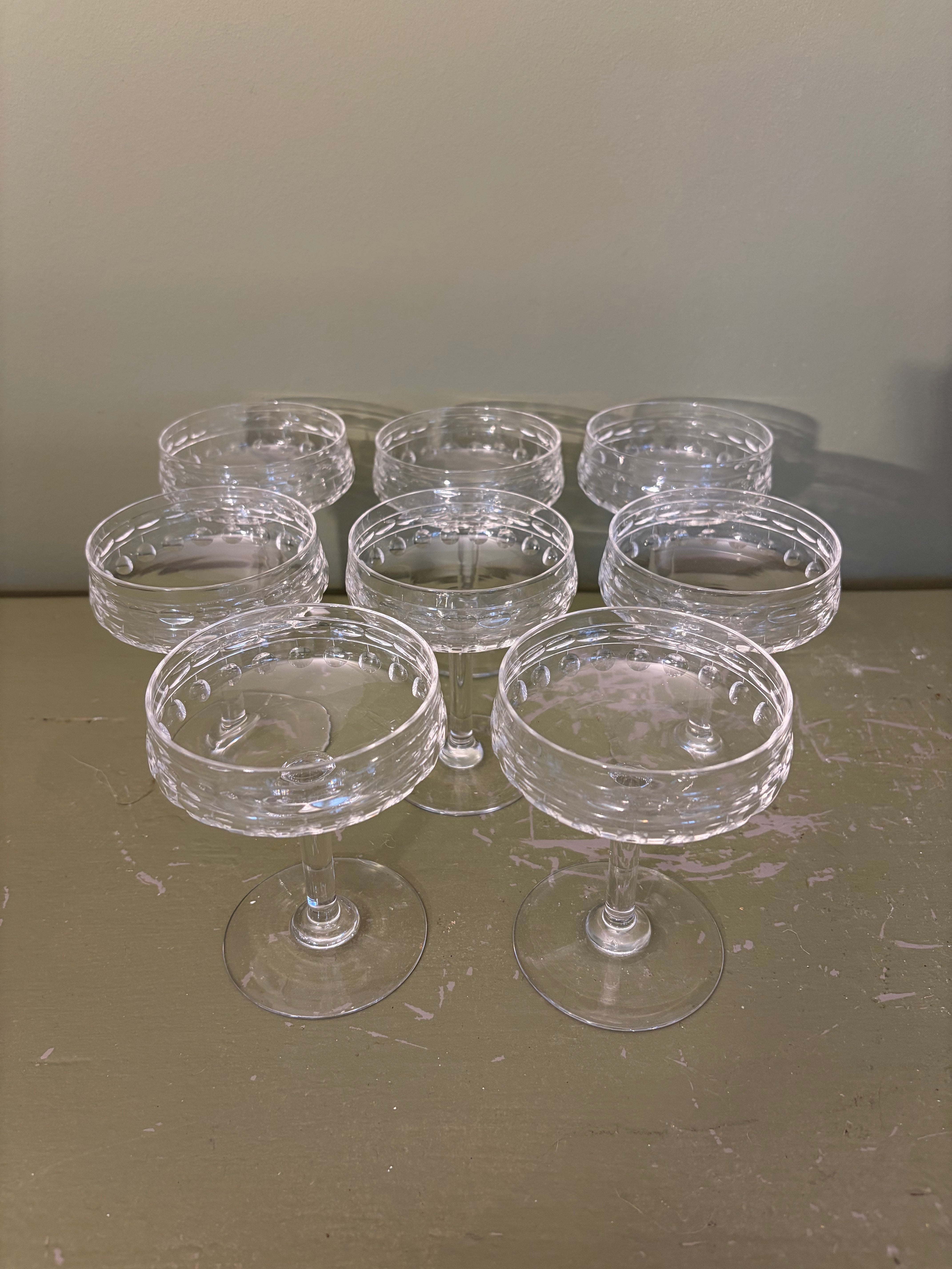 Champagneskåle - 8 stk.