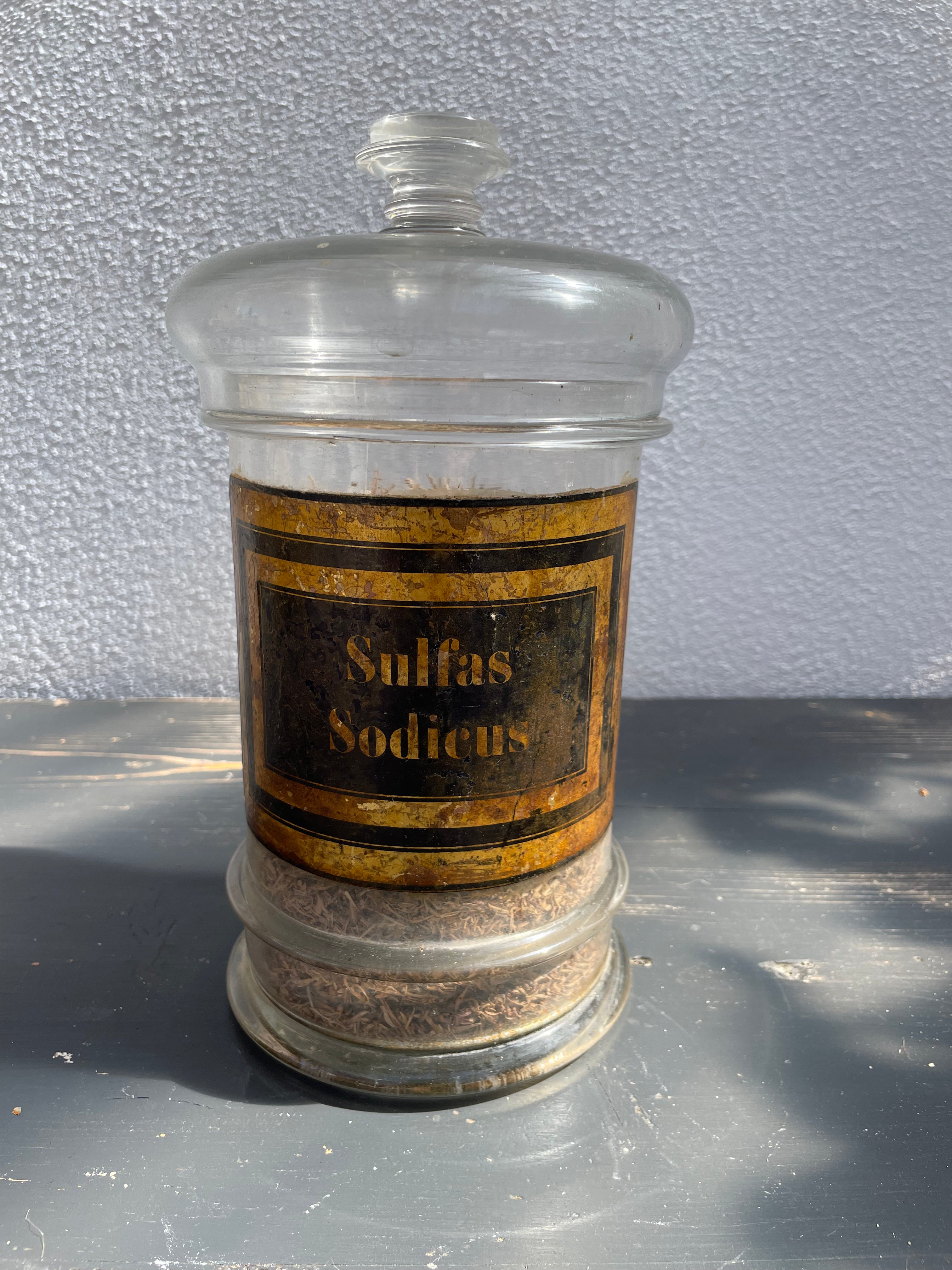 Fransk apotekerglas