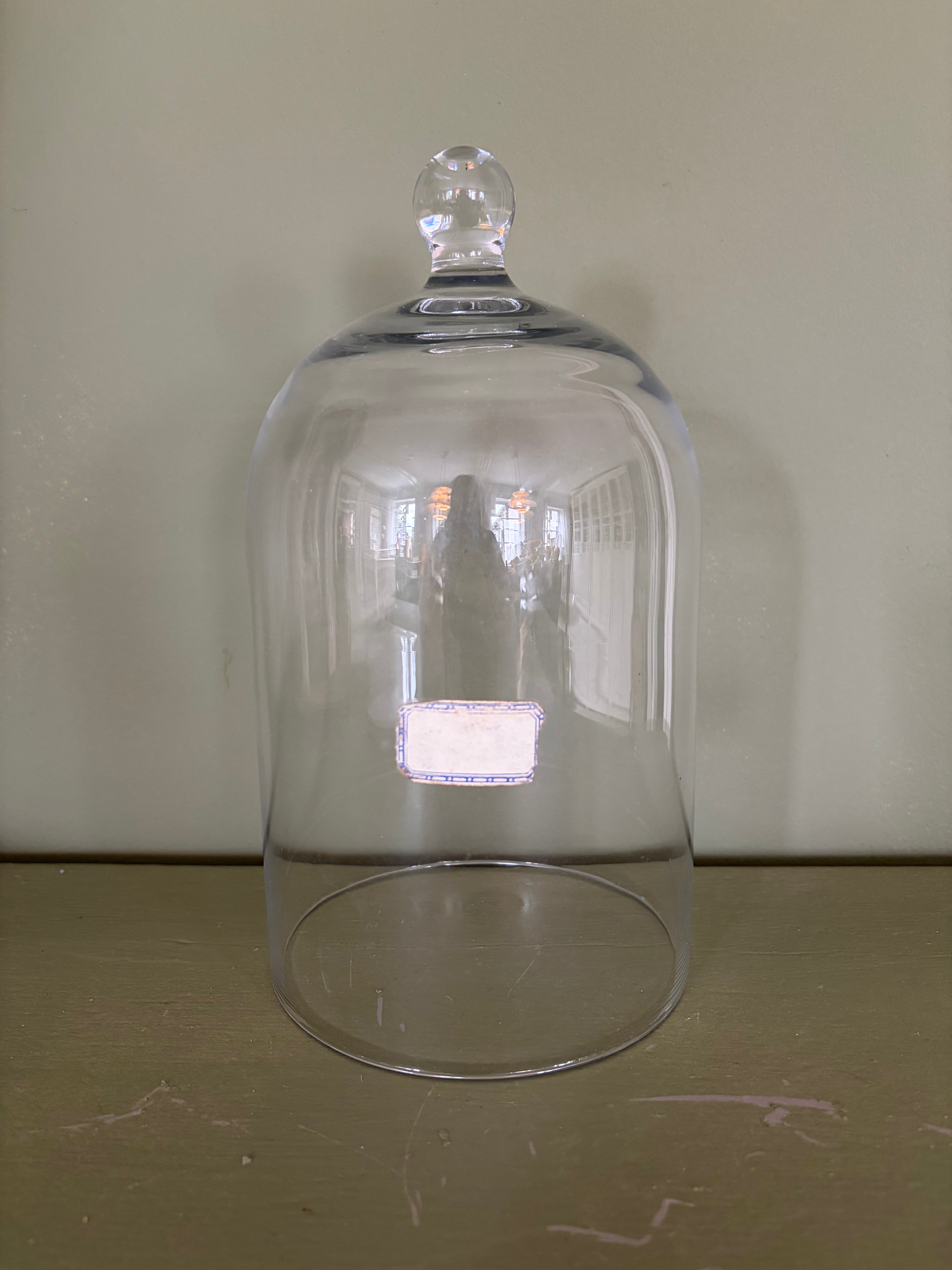 Glasklokke, 25 cm