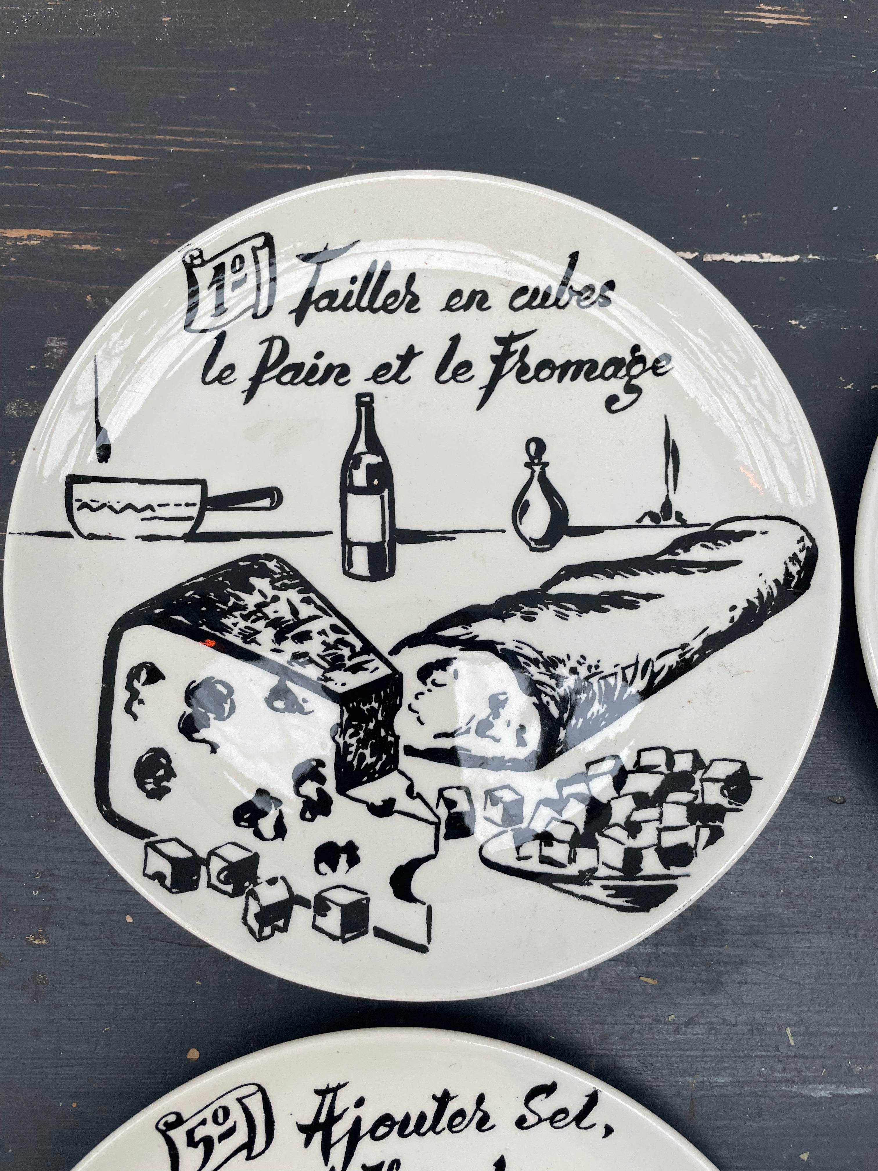 Gamle franske ostefat