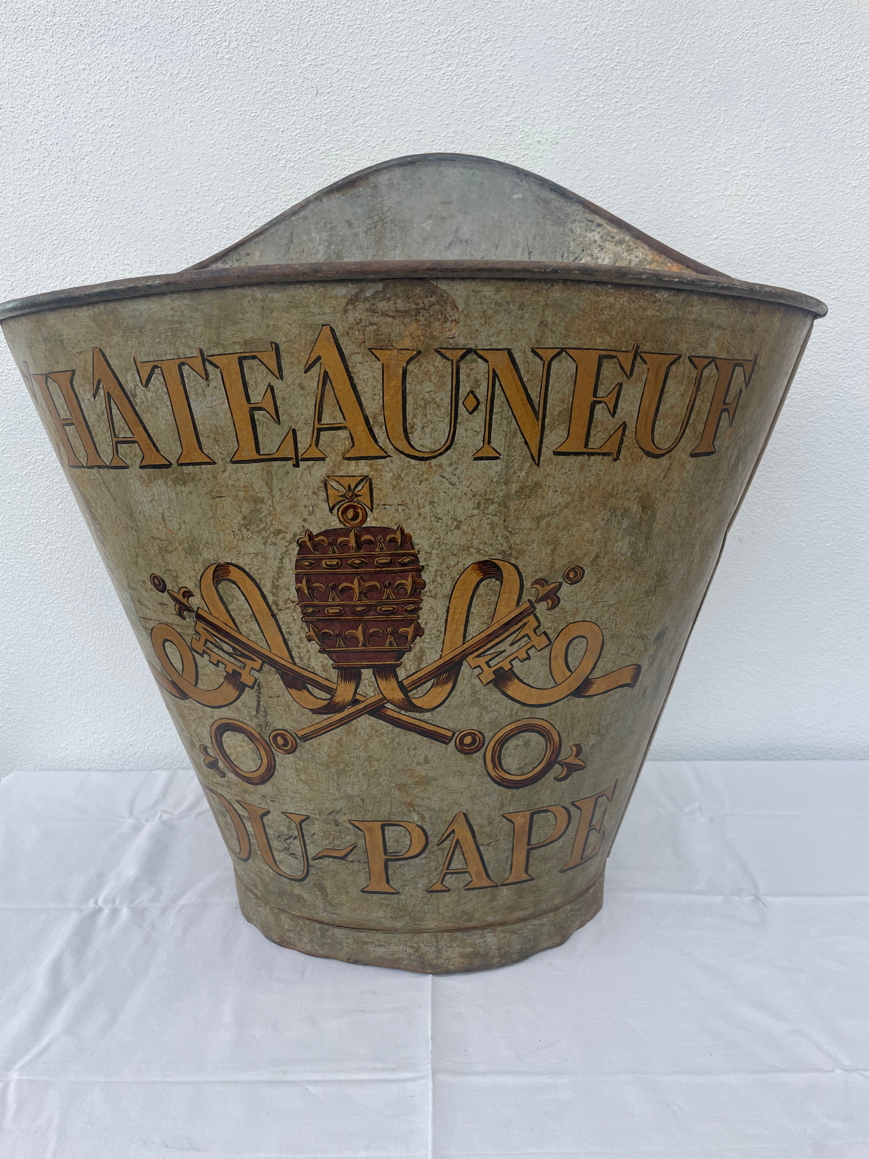 Fransk druekurv i metal