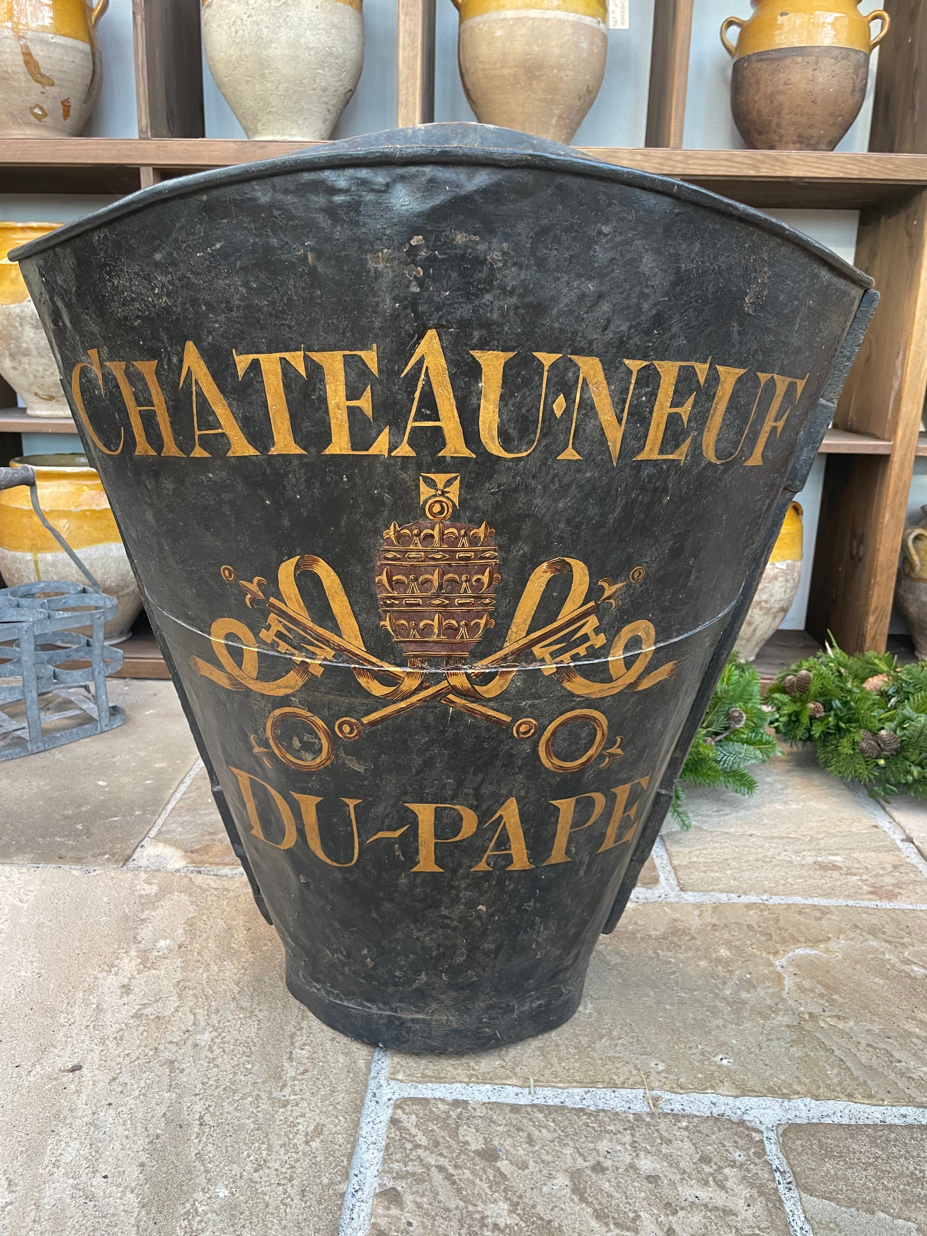 Fransk druekurv i metal