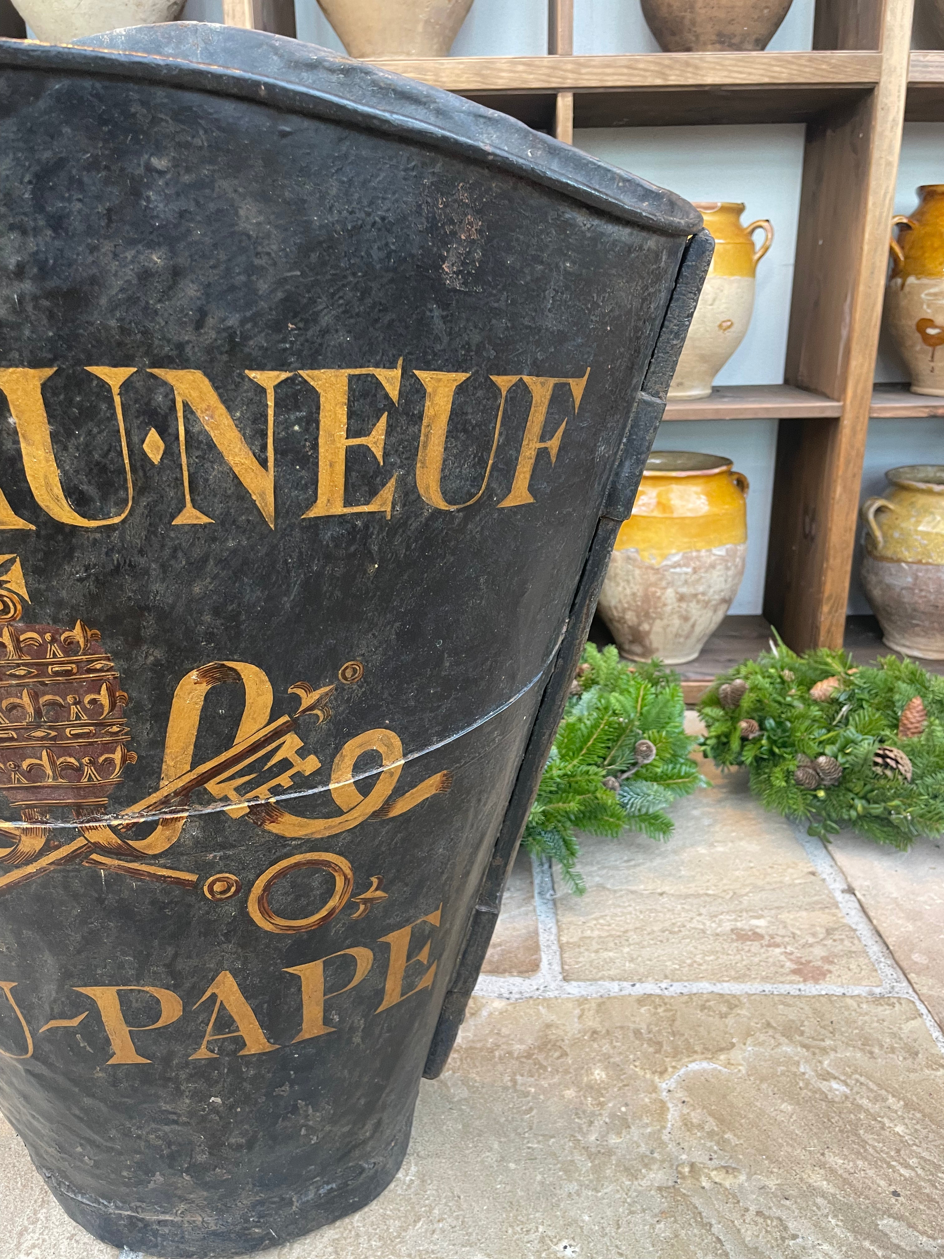 Fransk druekurv i metal