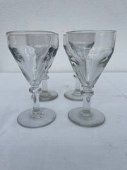 Gamle franske vinglas