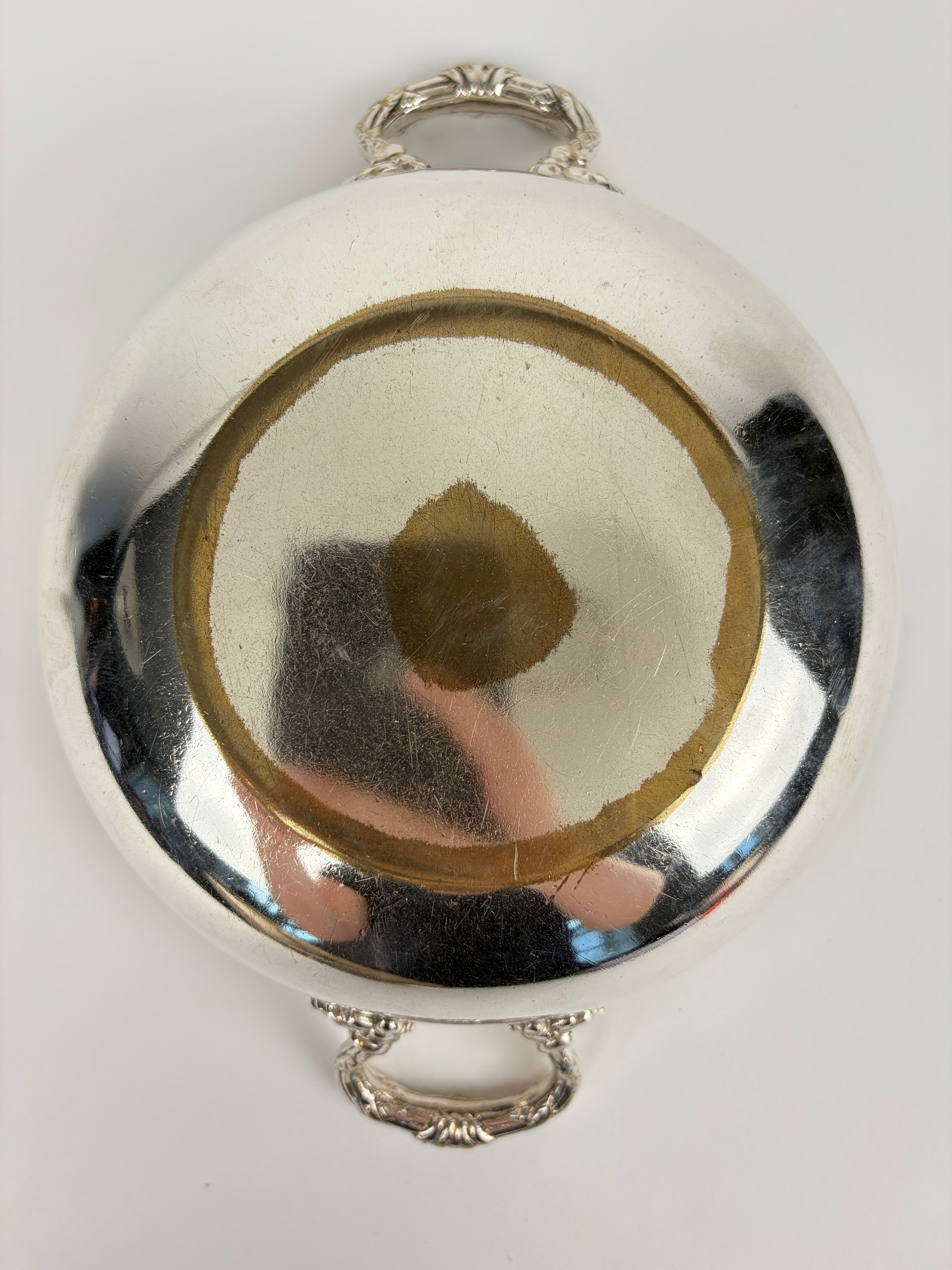 Sølvskål, Ø17,5 cm