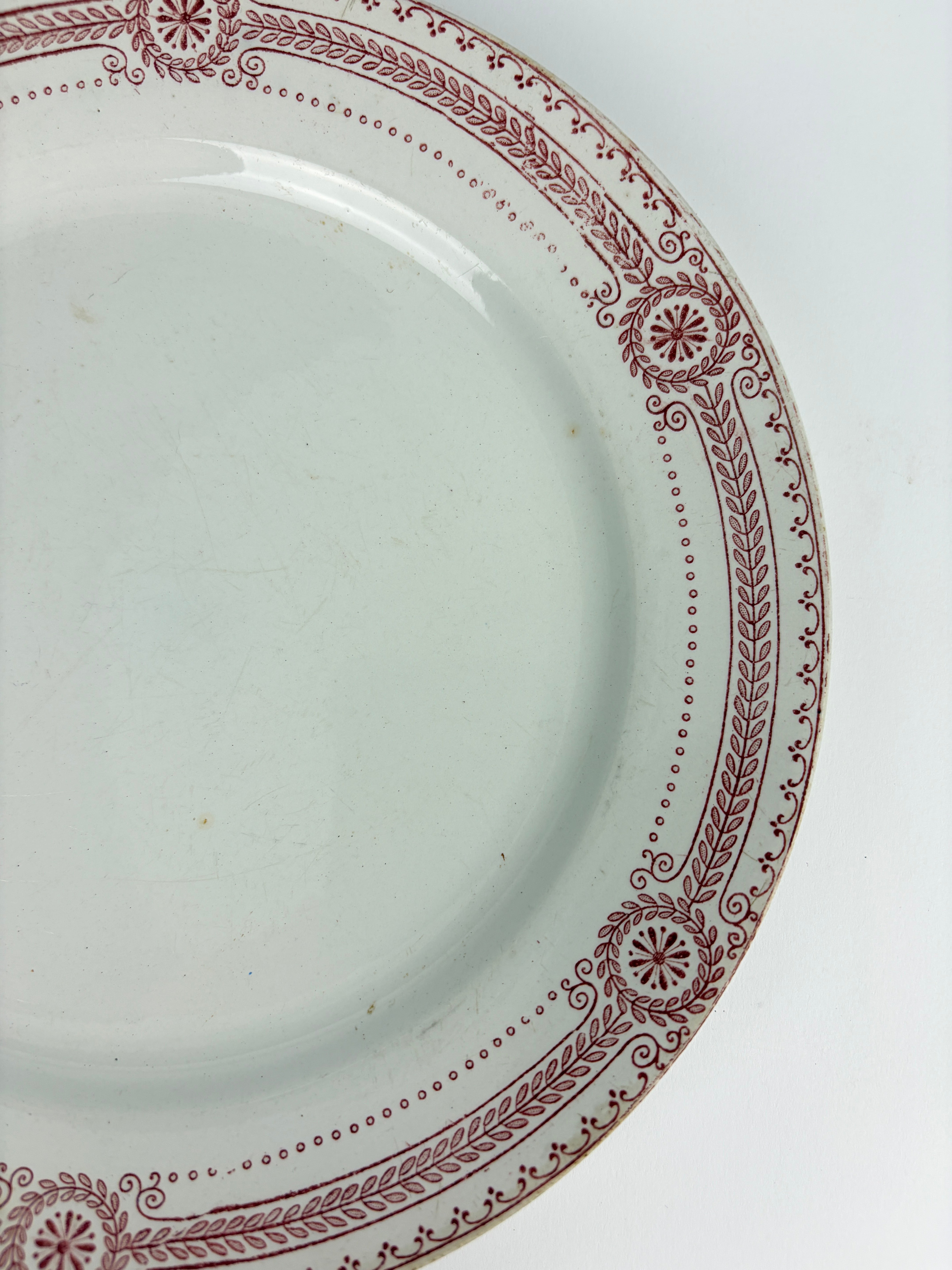 Franske tallerkener, Ø24 cm - 6 stk