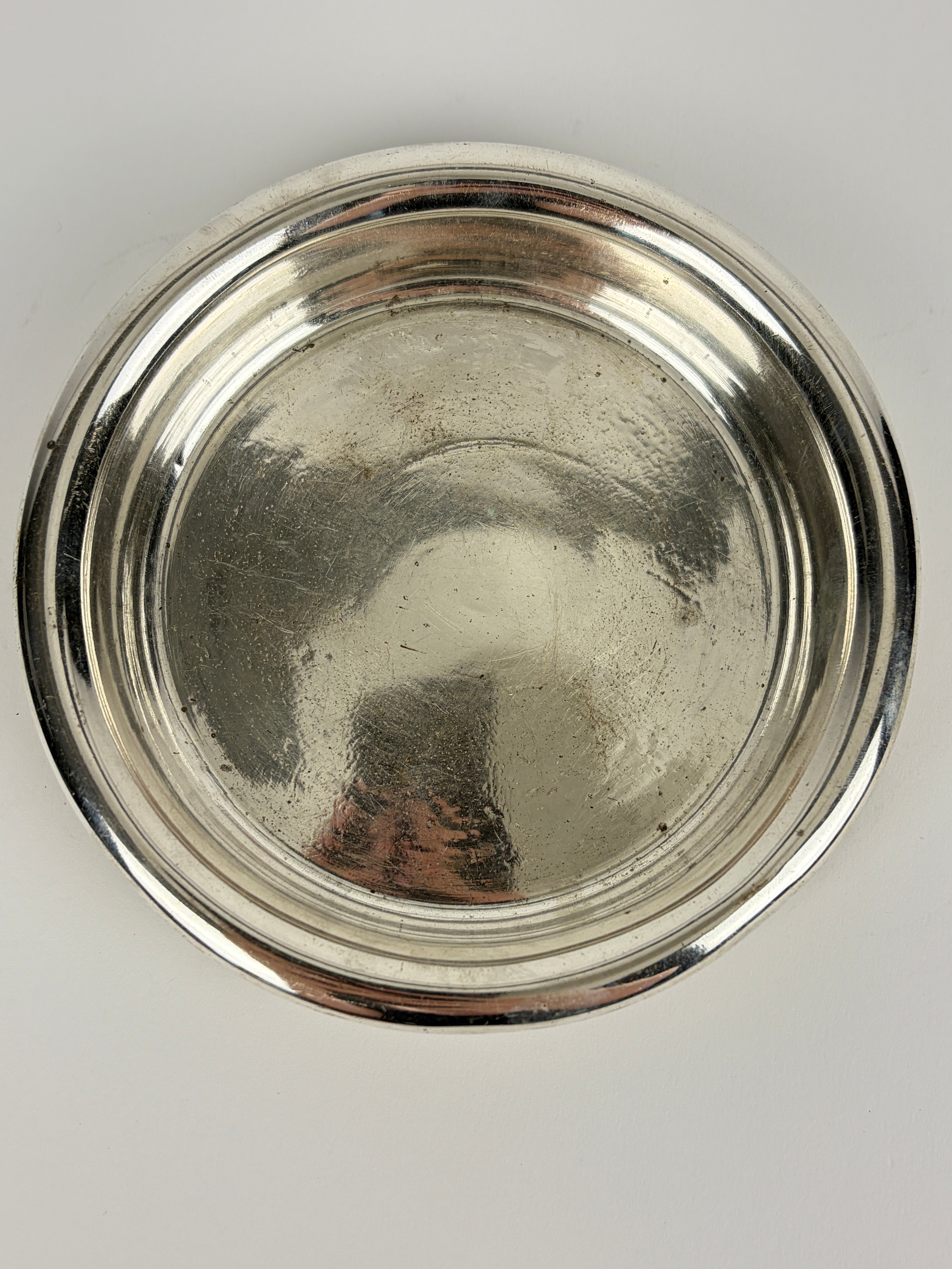 Sølvbakke, Ø14 cm