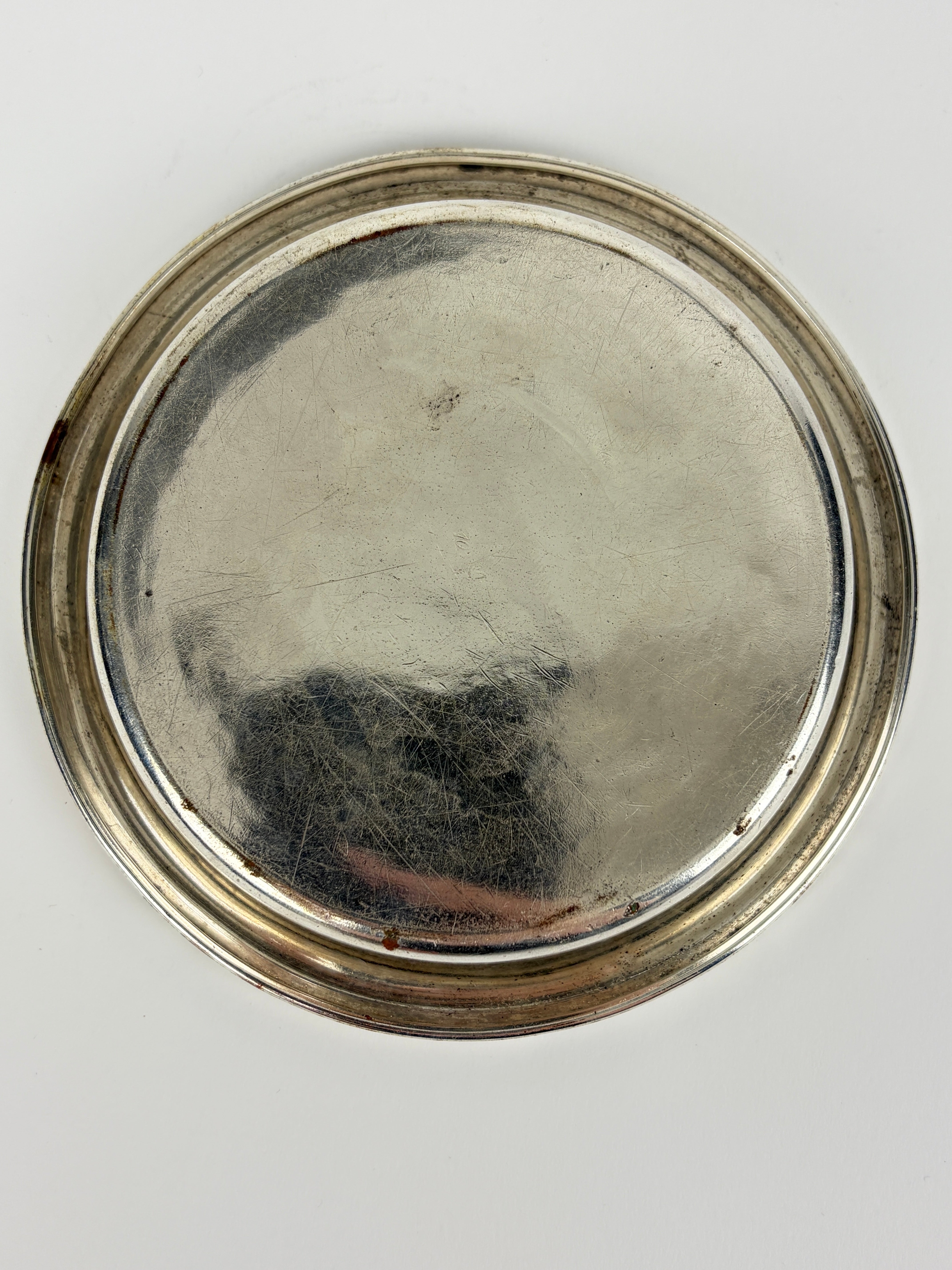 Sølvbakke, Ø14 cm