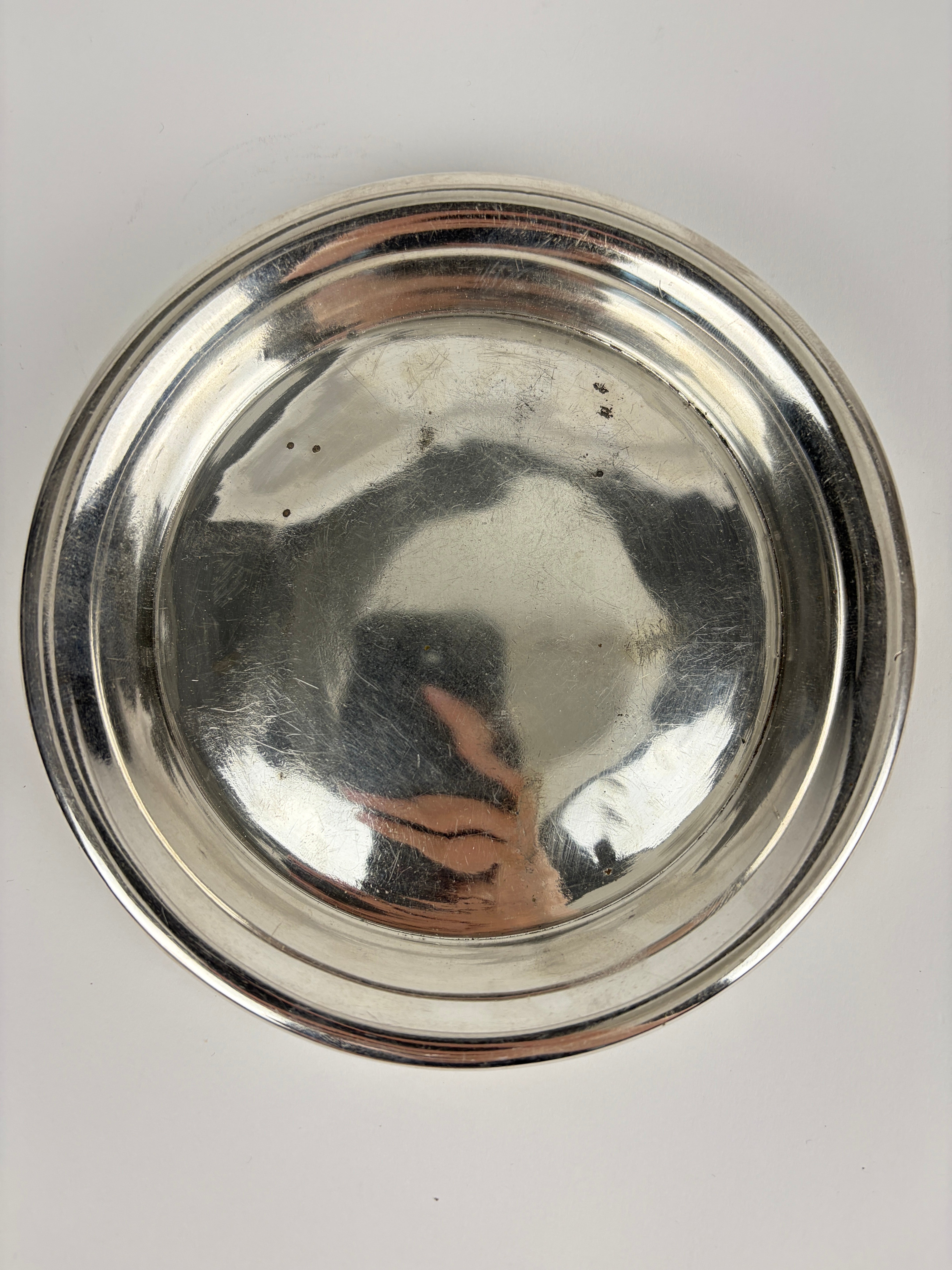 Sølvbakke, Ø14 cm
