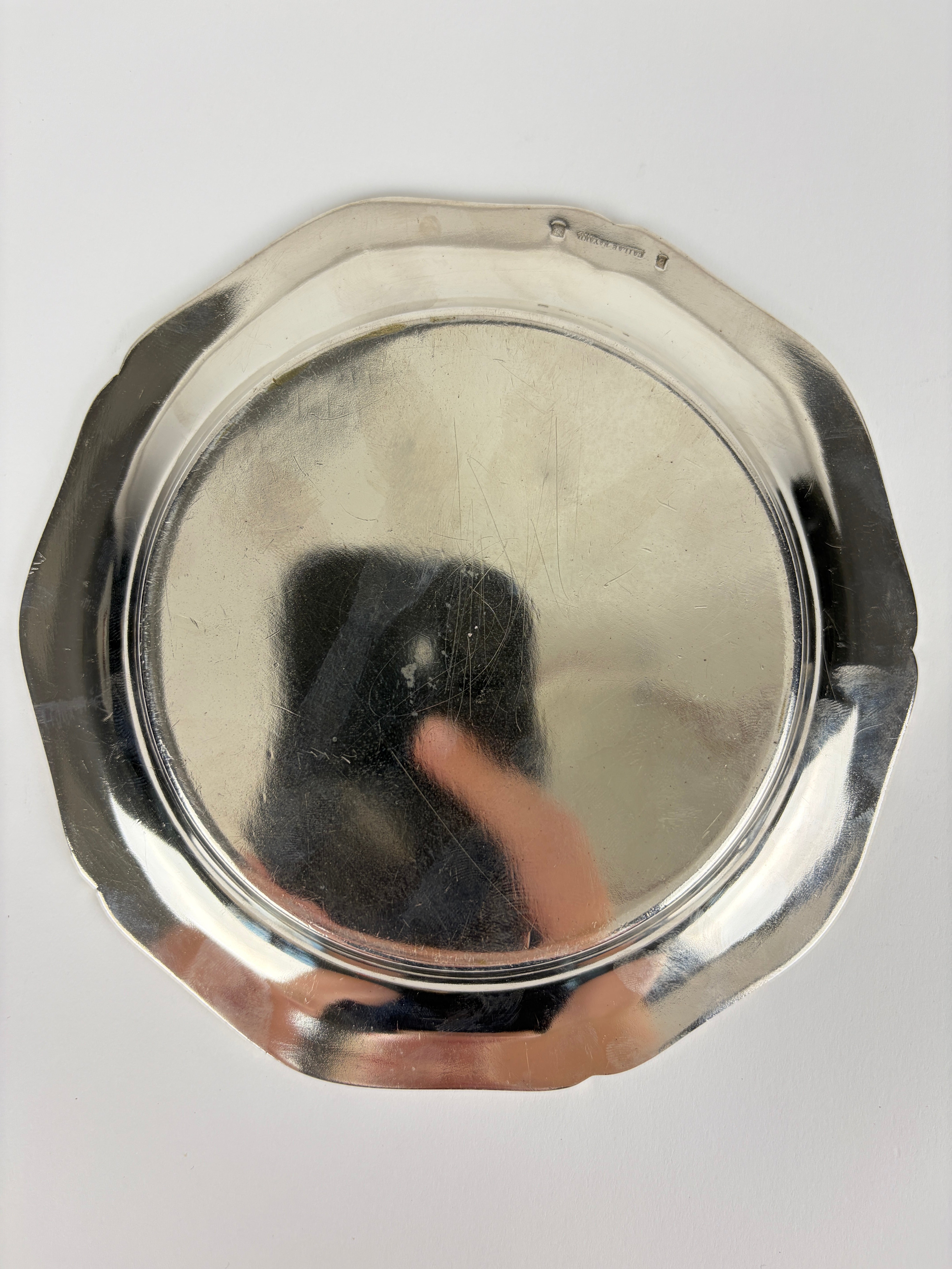 Sølvbakke, Ø16 cm