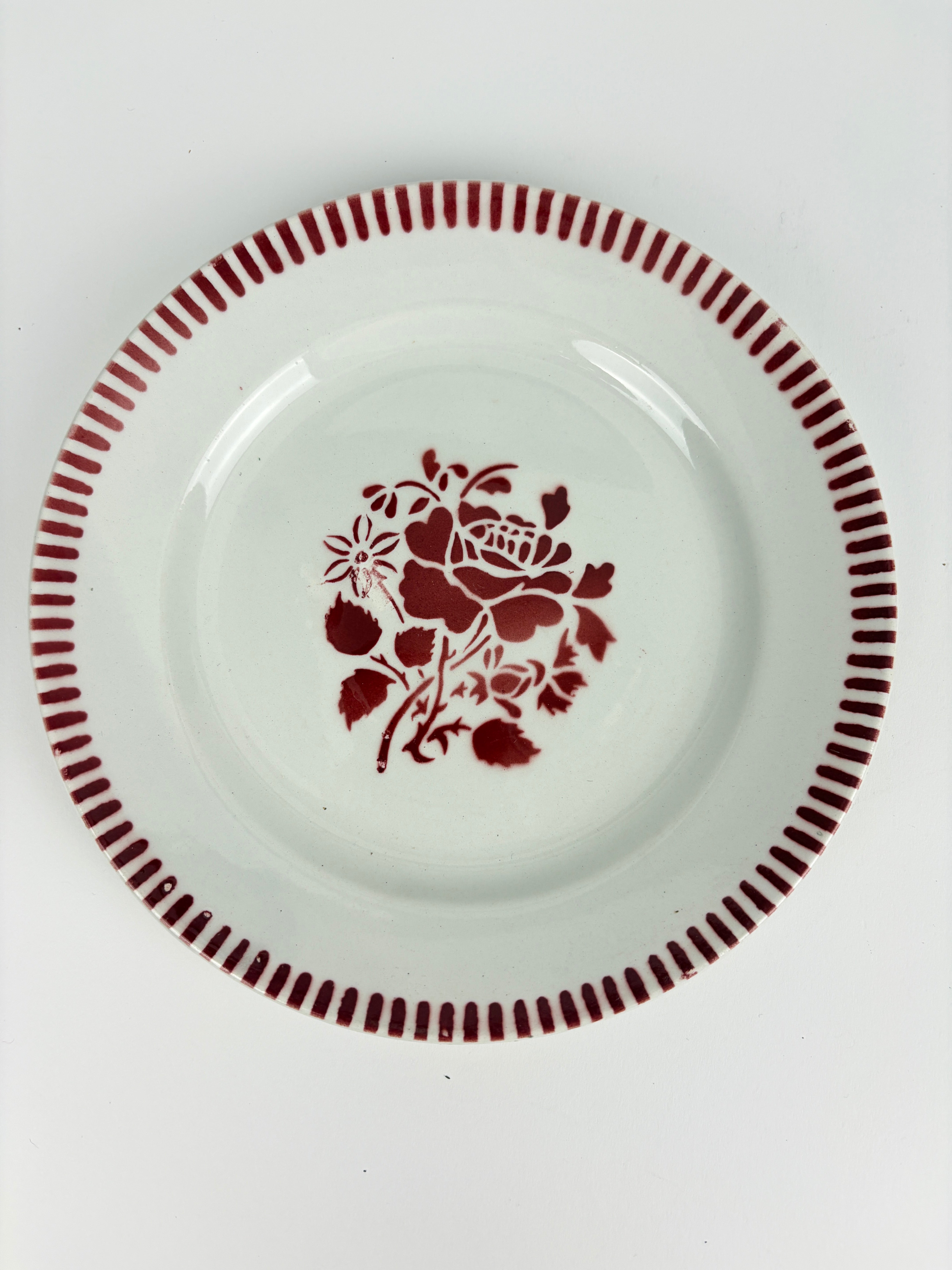 Franske tallerkener, Ø19 cm - 6 stk.