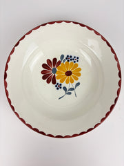Dybe franske tallerkener, Ø22,5 cm - 6 stk.