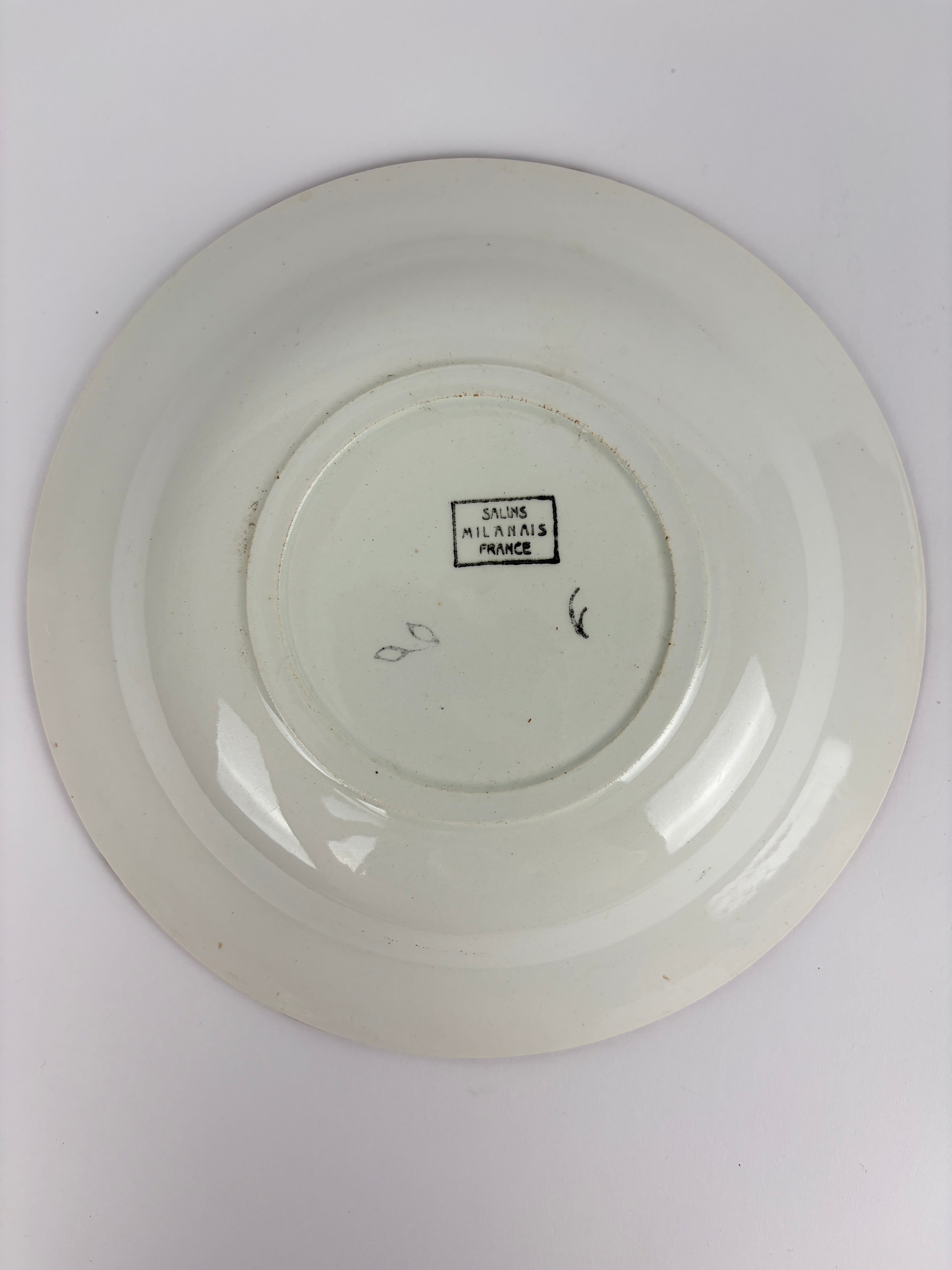 Dybe franske tallerkener, Ø22,5 cm - 6 stk.
