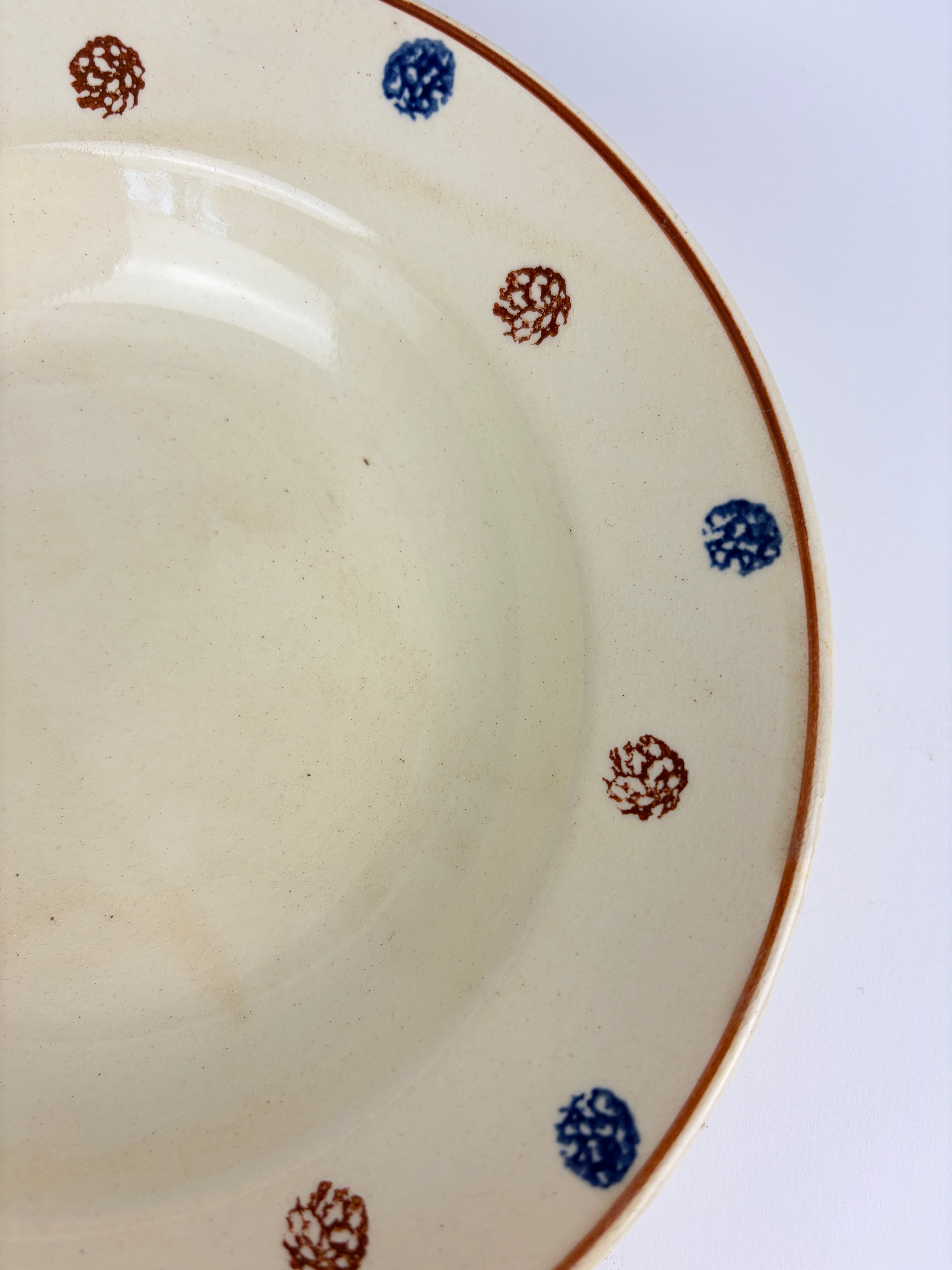 Dybe franske tallerkener, Ø22 cm - 6 stk.