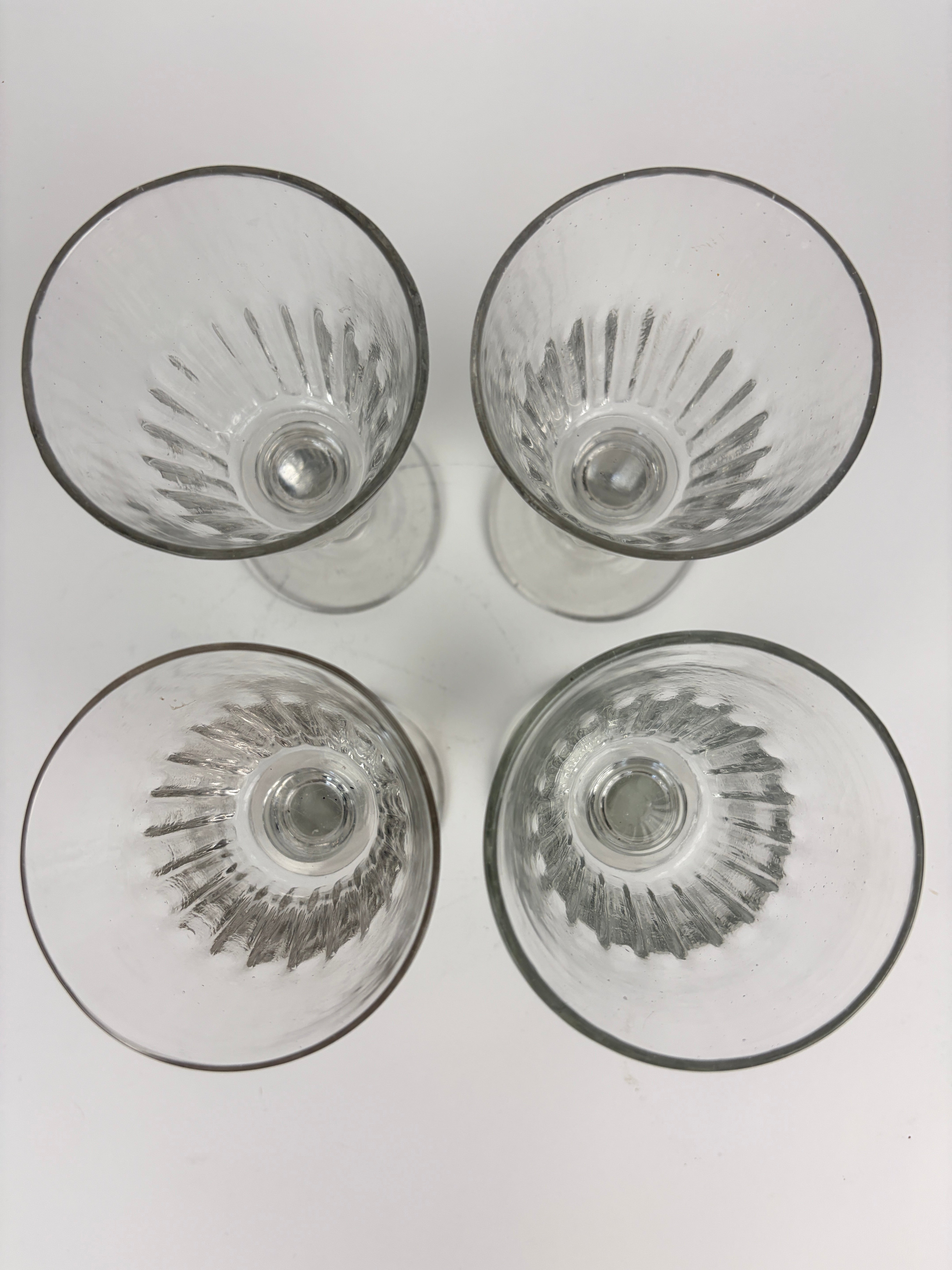Franske glas - 4 stk.
