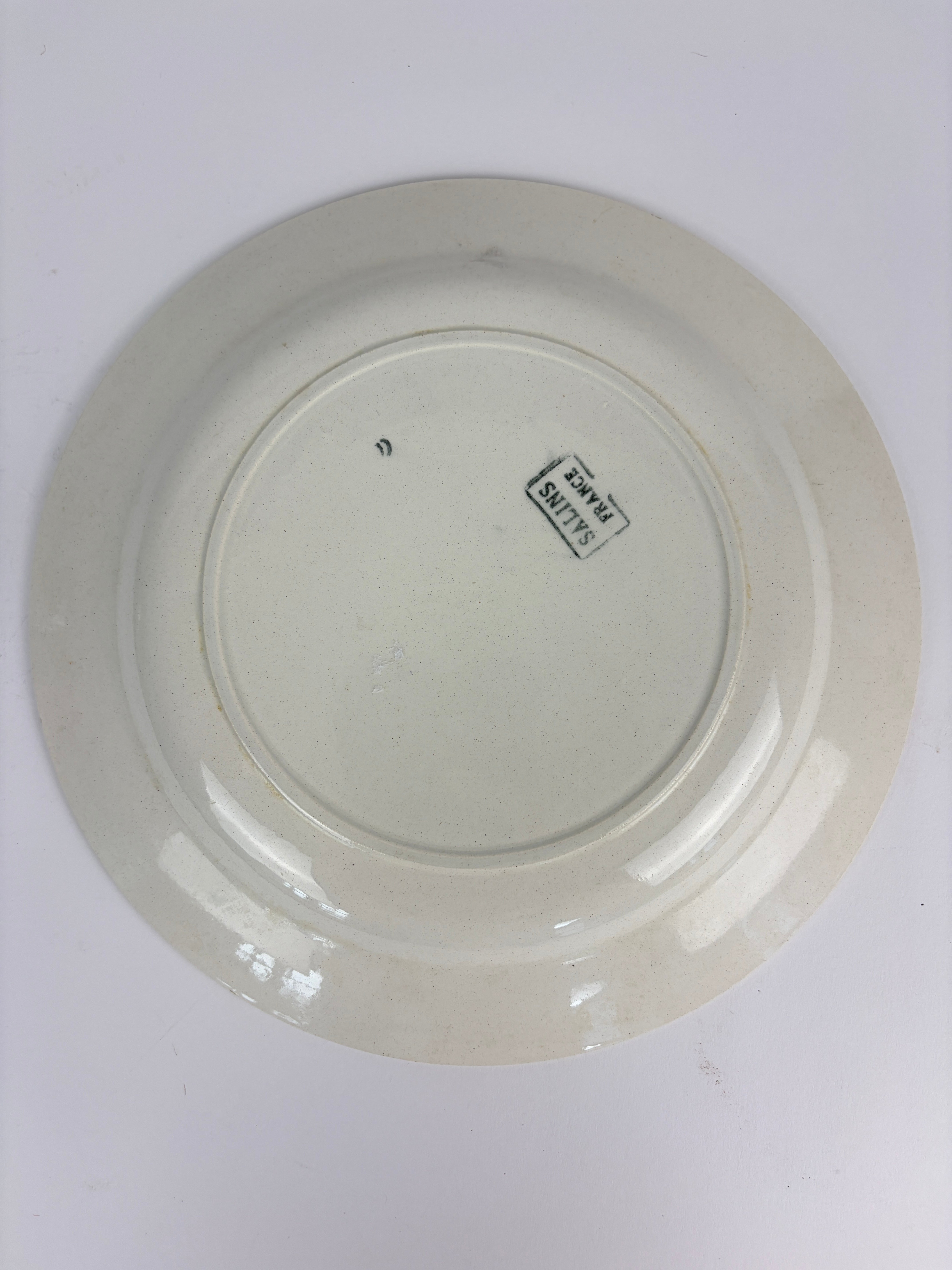 Franske tallerkener, Ø22 cm - 6 stk.
