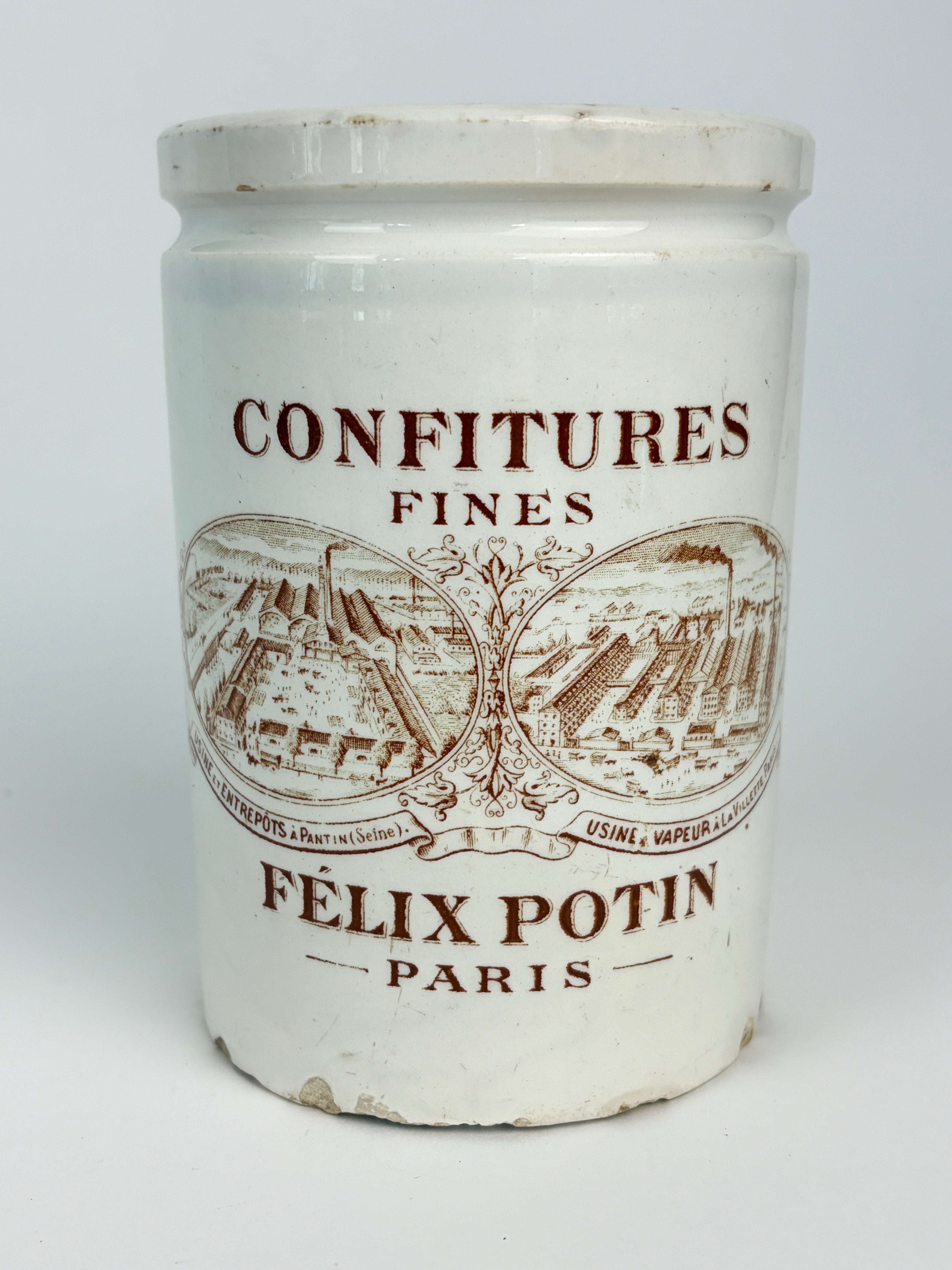 Felix Potin krukke, 13 cm