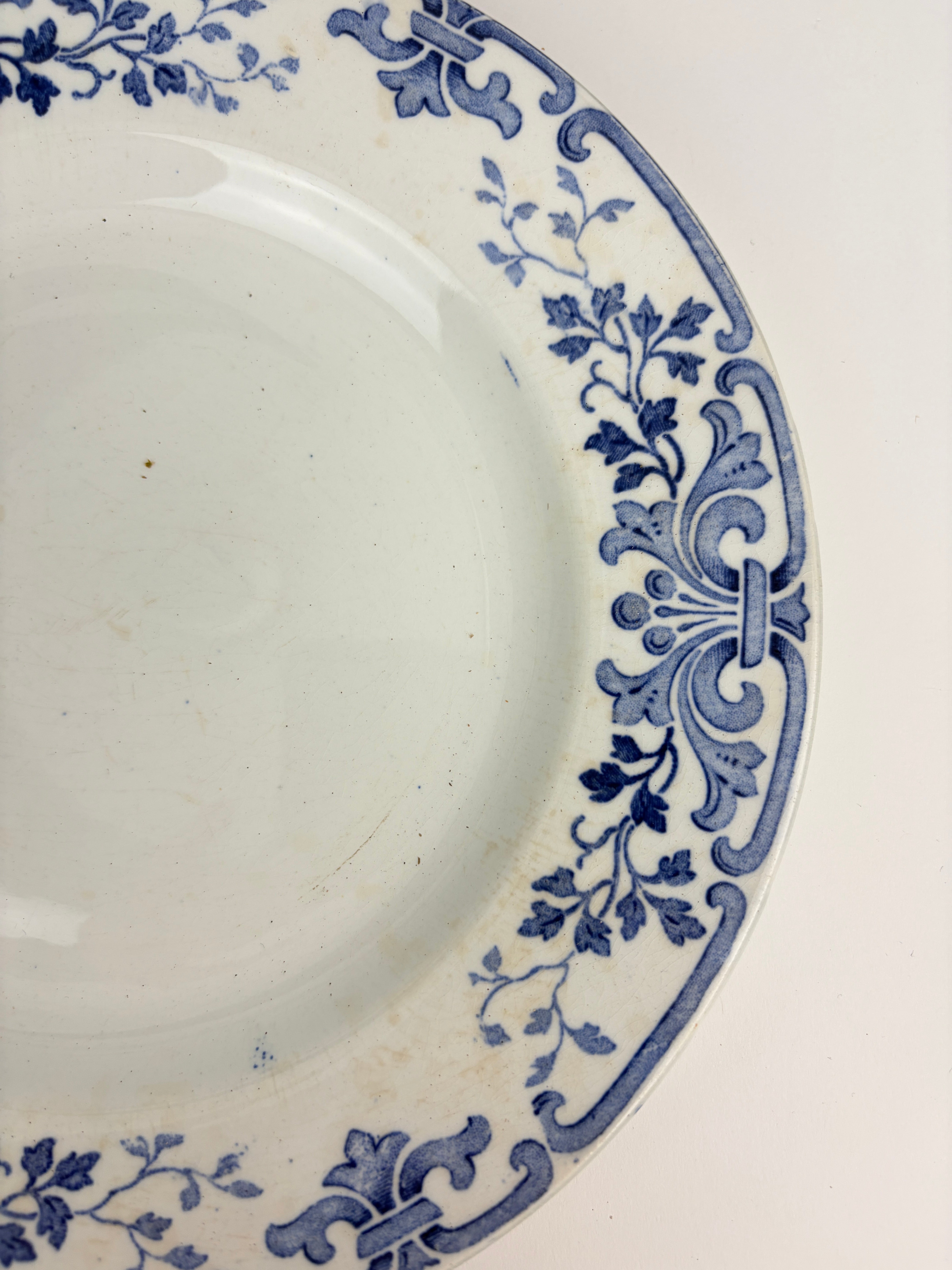 Franske tallerkener, Ø22,5 cm - 6 stk.