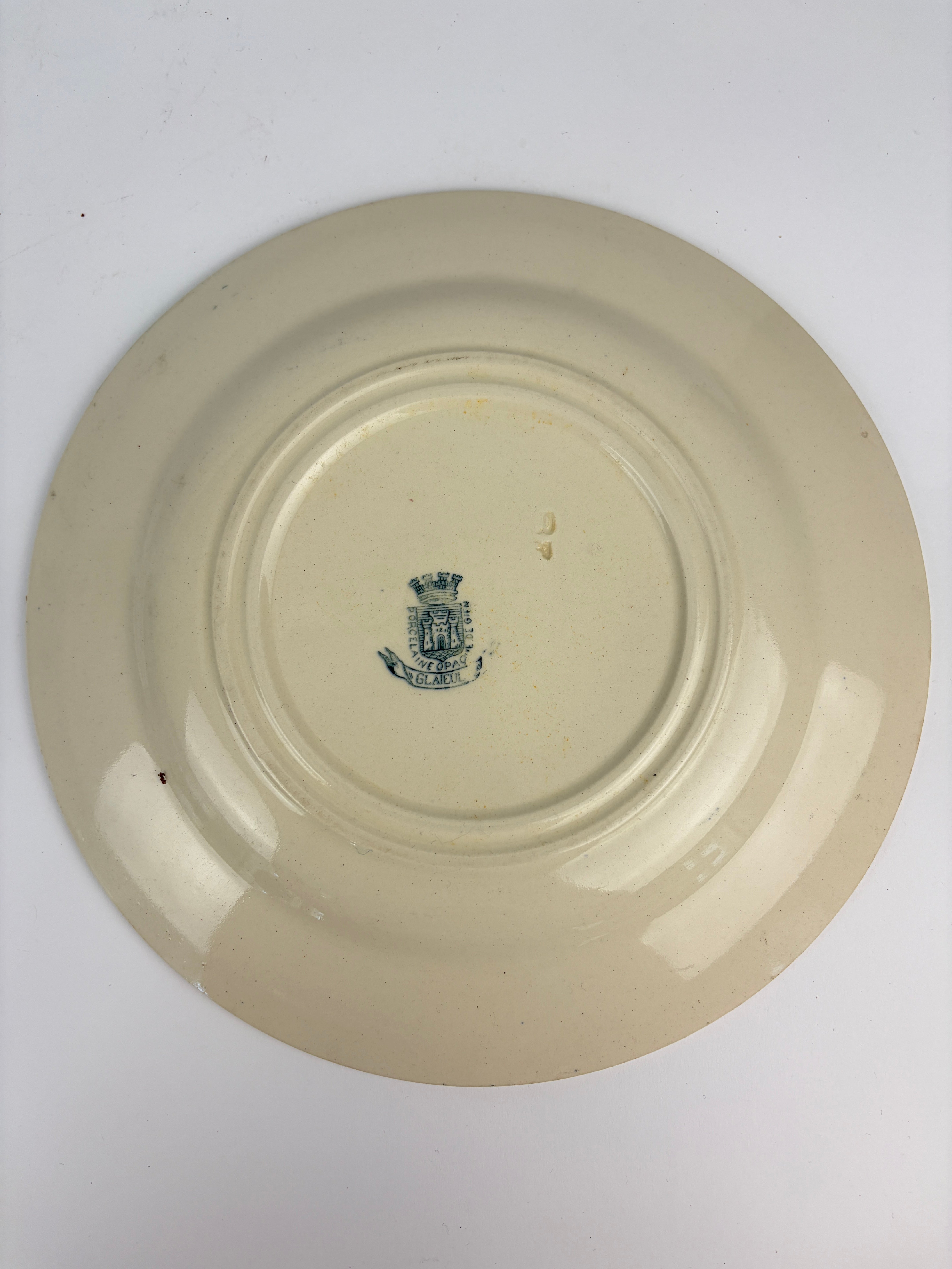 Franske tallerkener, Ø24 cm - 6 stk.