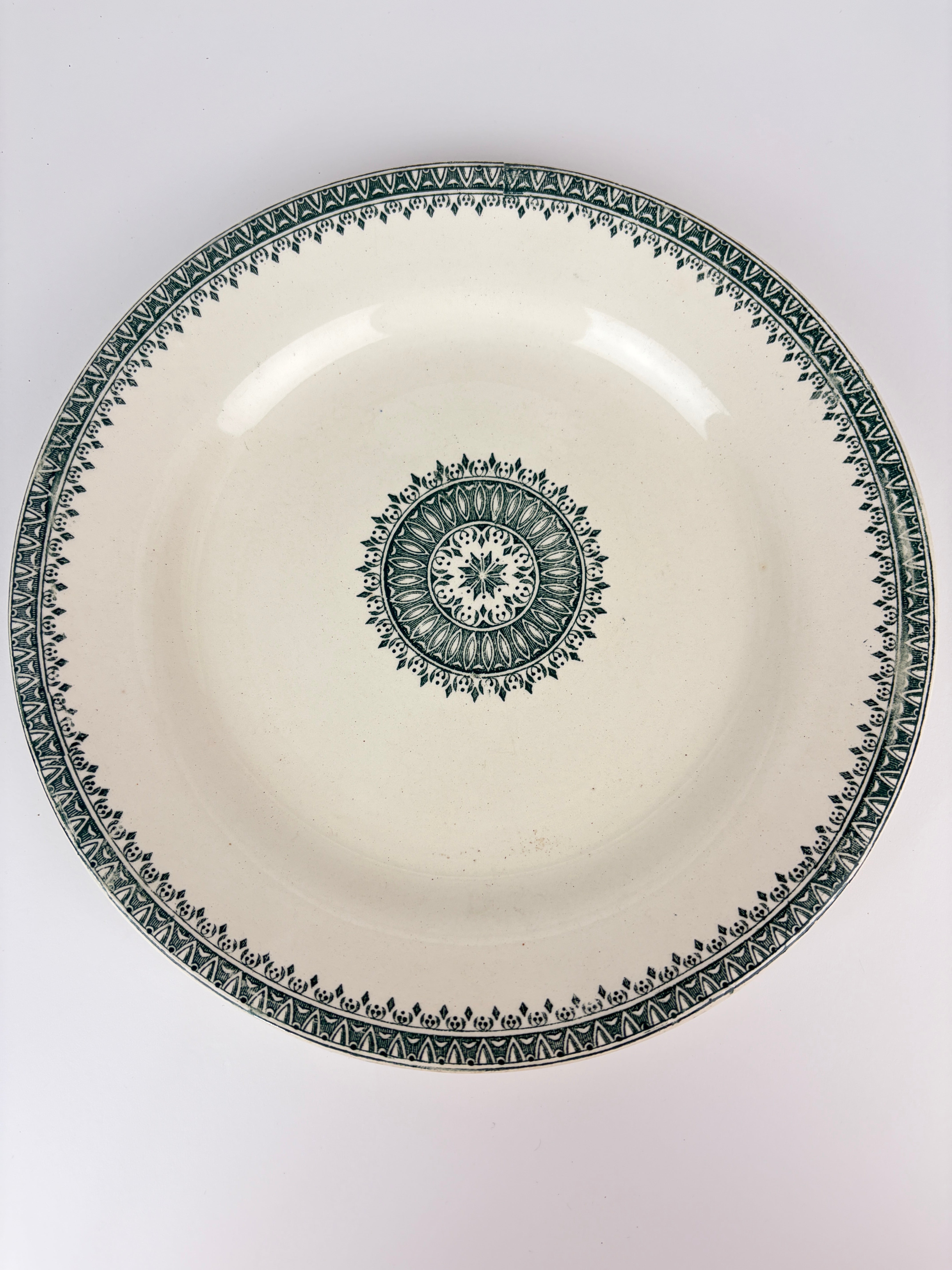 Franske tallerkener, Ø23,5 cm - 6 stk.