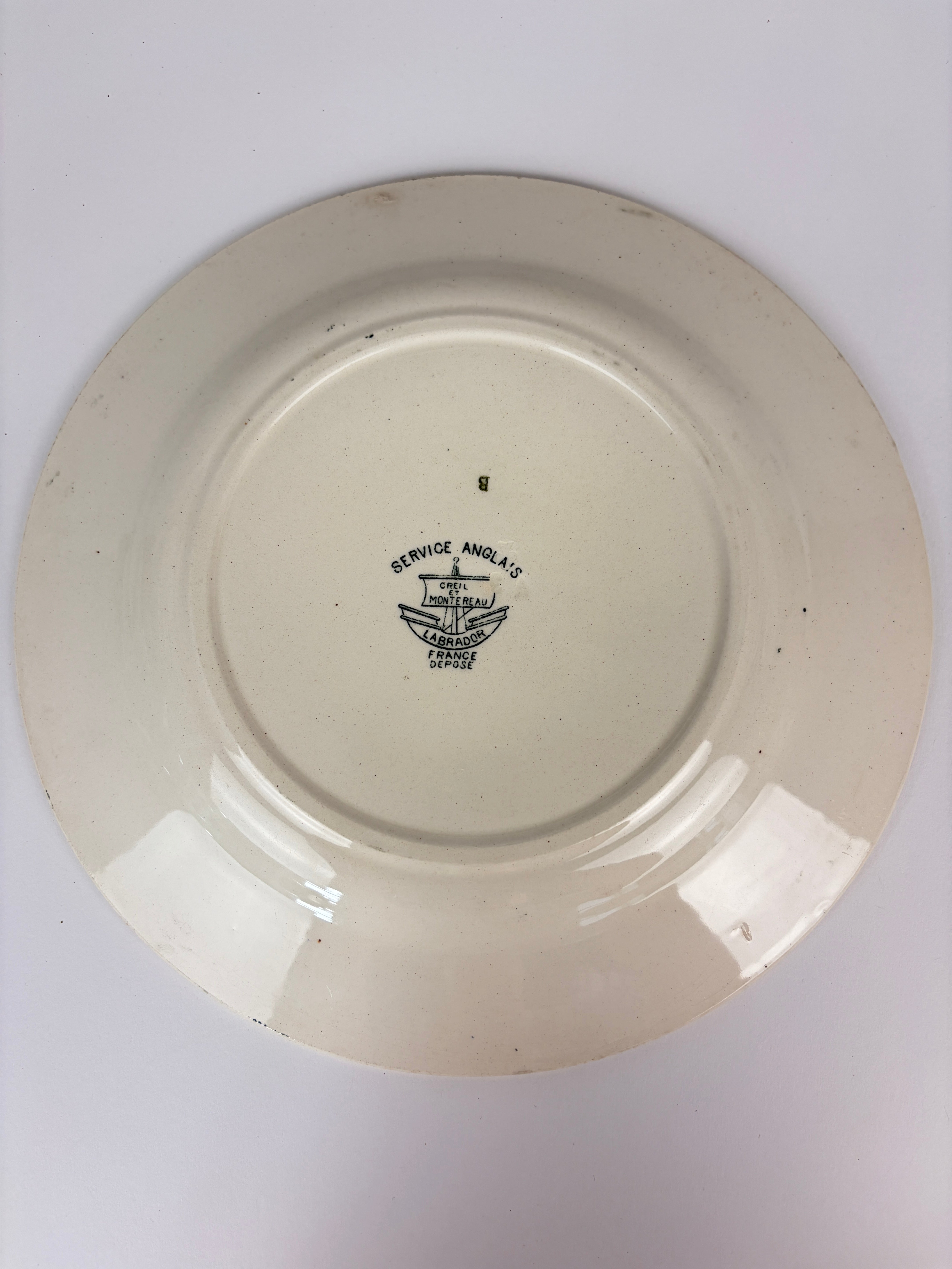 Franske tallerkener, Ø23,5 cm - 6 stk.