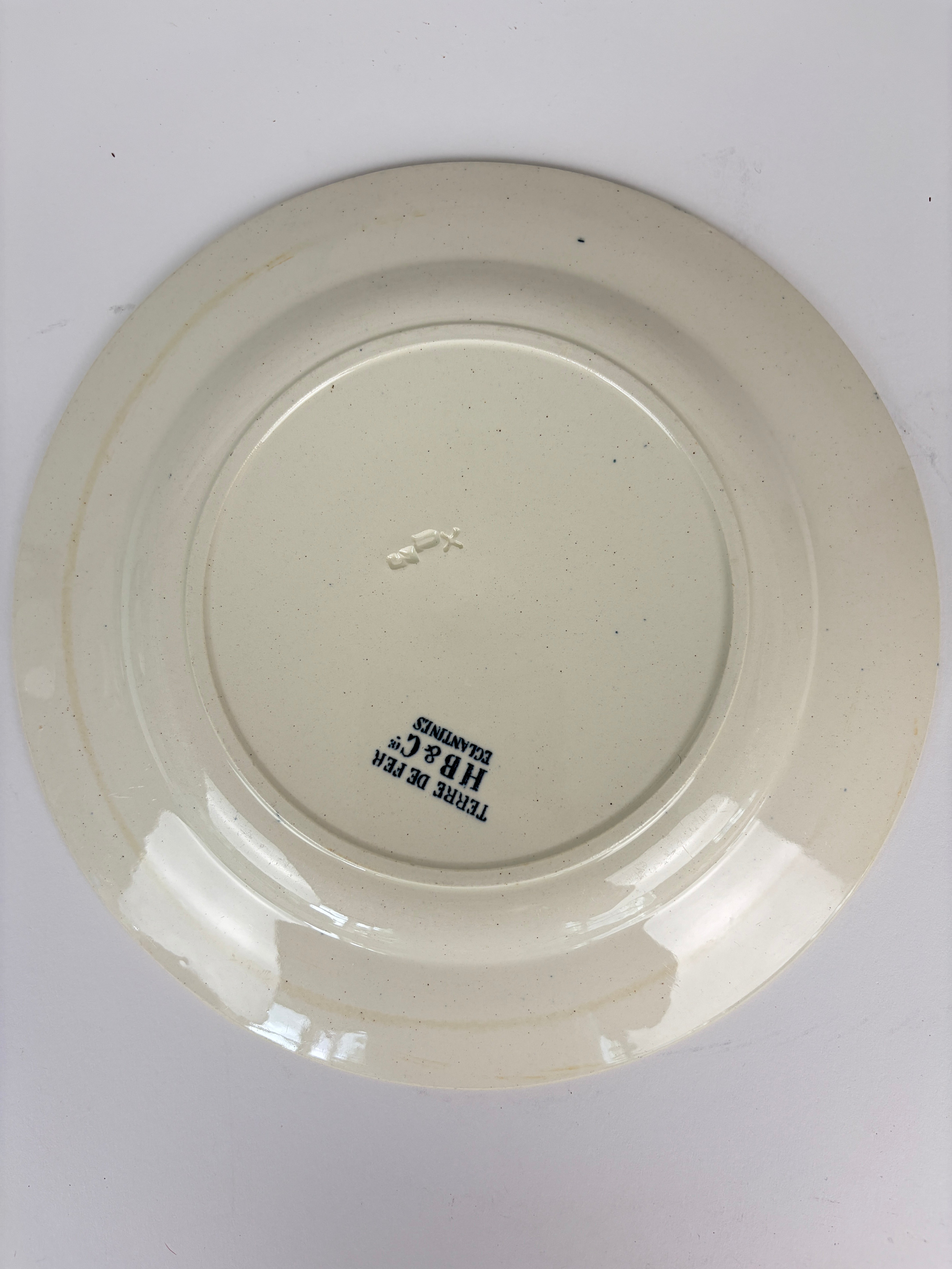 Franske tallerkener, Ø23 cm - 6 stk.