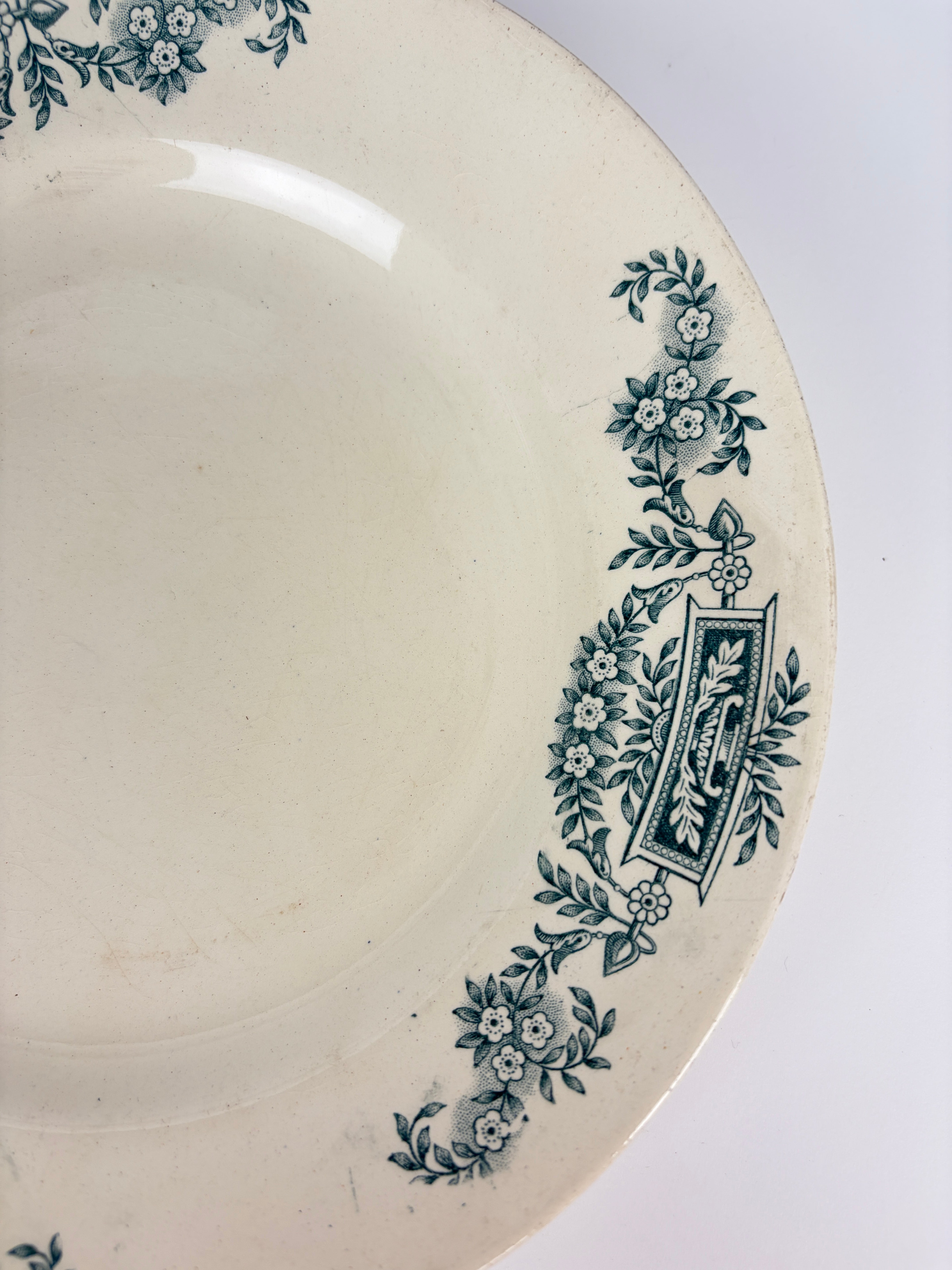 Franske tallerkener, Ø23,5 cm - 6 stk.