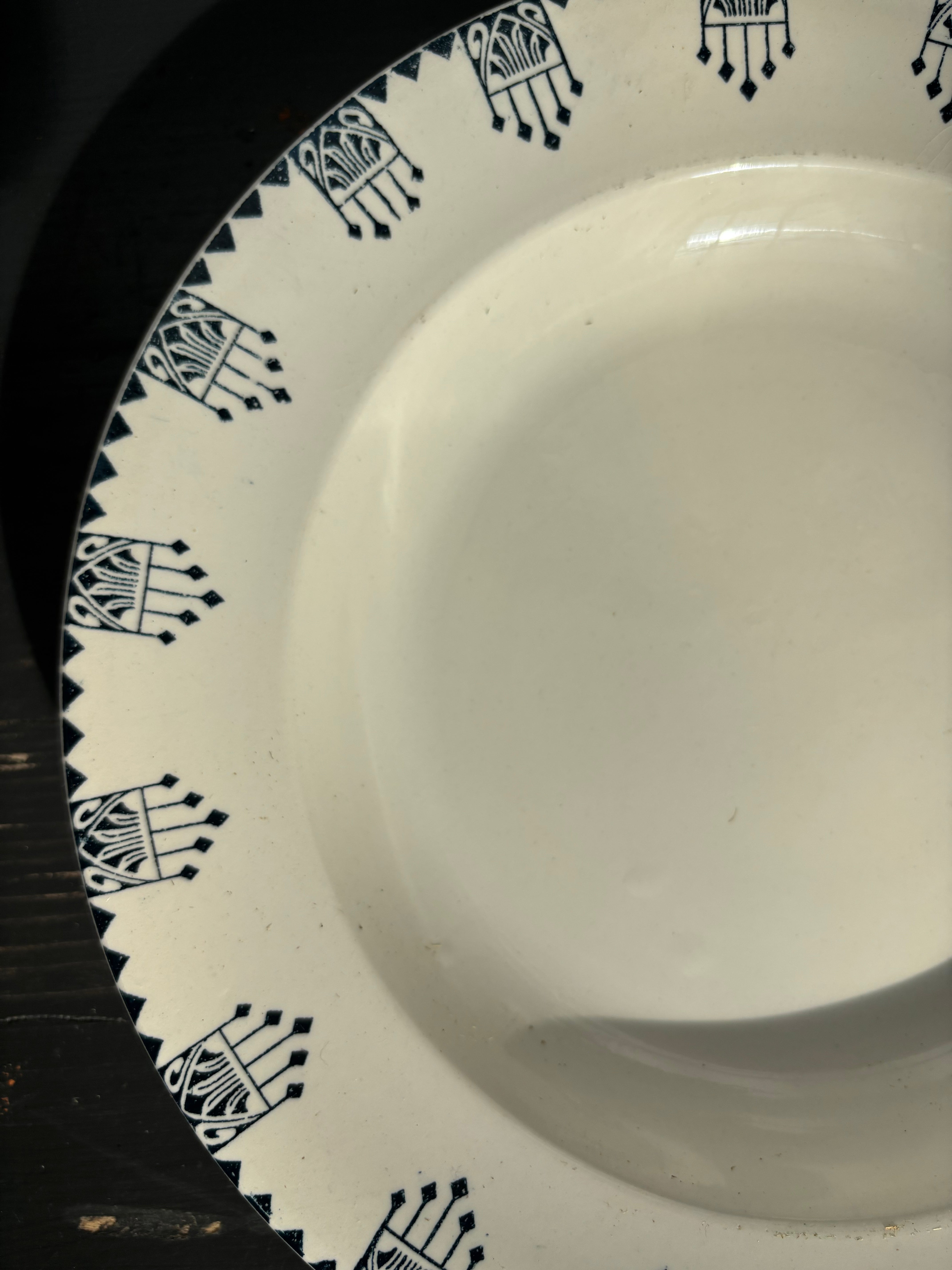 Franske dybe tallerkener, Ø24 cm - 6 stk.