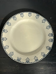 Fransk tallerken, Ø24,5 cm. - 6 stk.