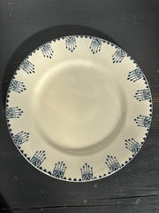 Fransk tallerken, Ø21 cm. - 6 stk.